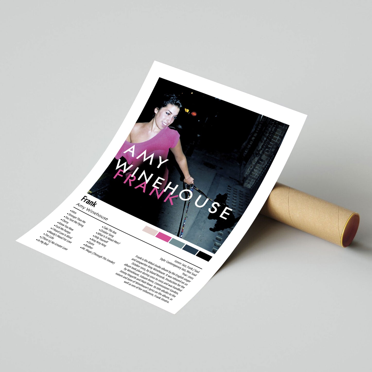 Amy Winehouse | Frank | Custom Album Cover Poster Print