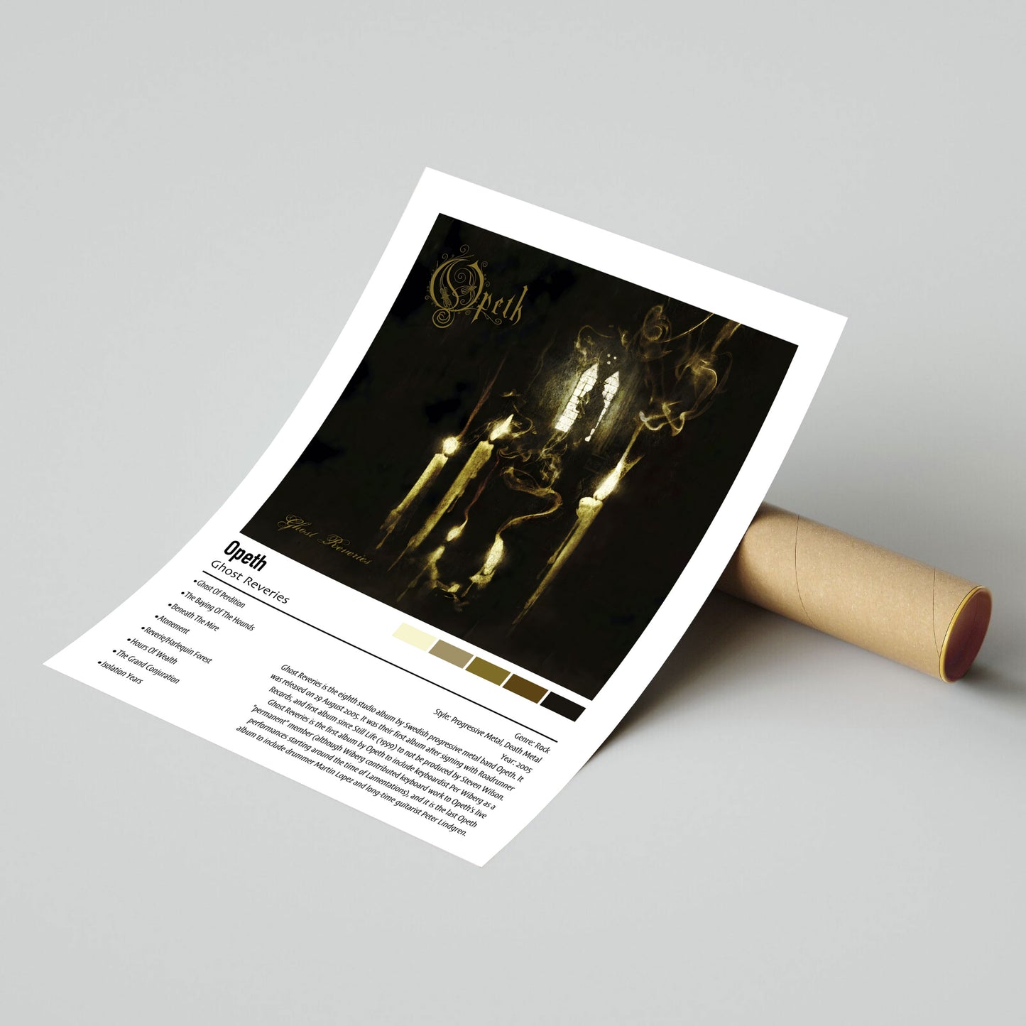 Ghost Reveries | Opeth | Custom Album Cover Poster Print