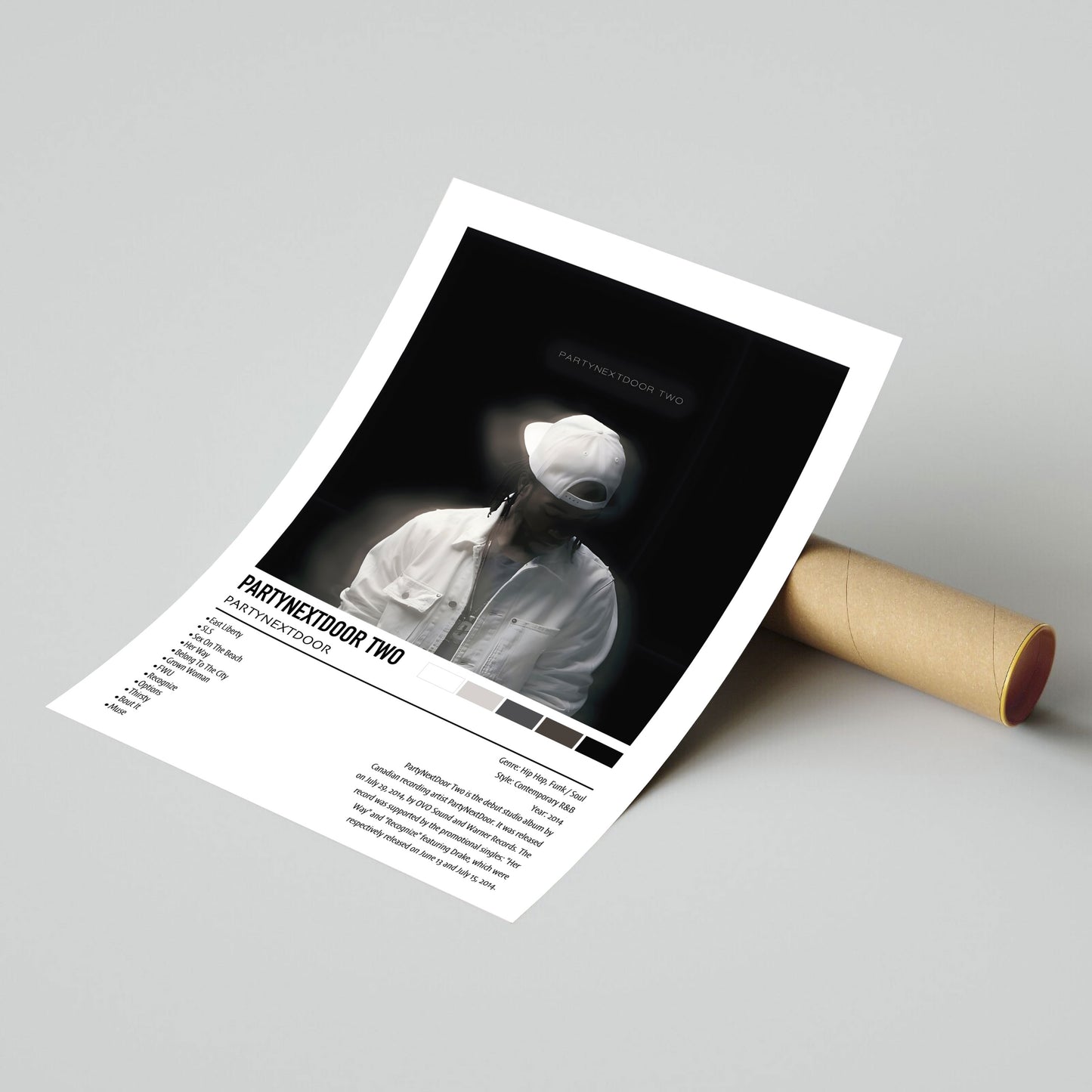 PARTYNEXTDOOR | PARTYNEXTDOOR TWO | Custom Album Cover Poster Print