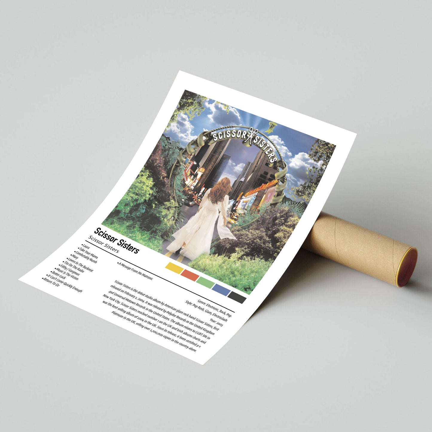 Scissor Sisters | Scissor Sisters | Custom Album Cover Poster Print