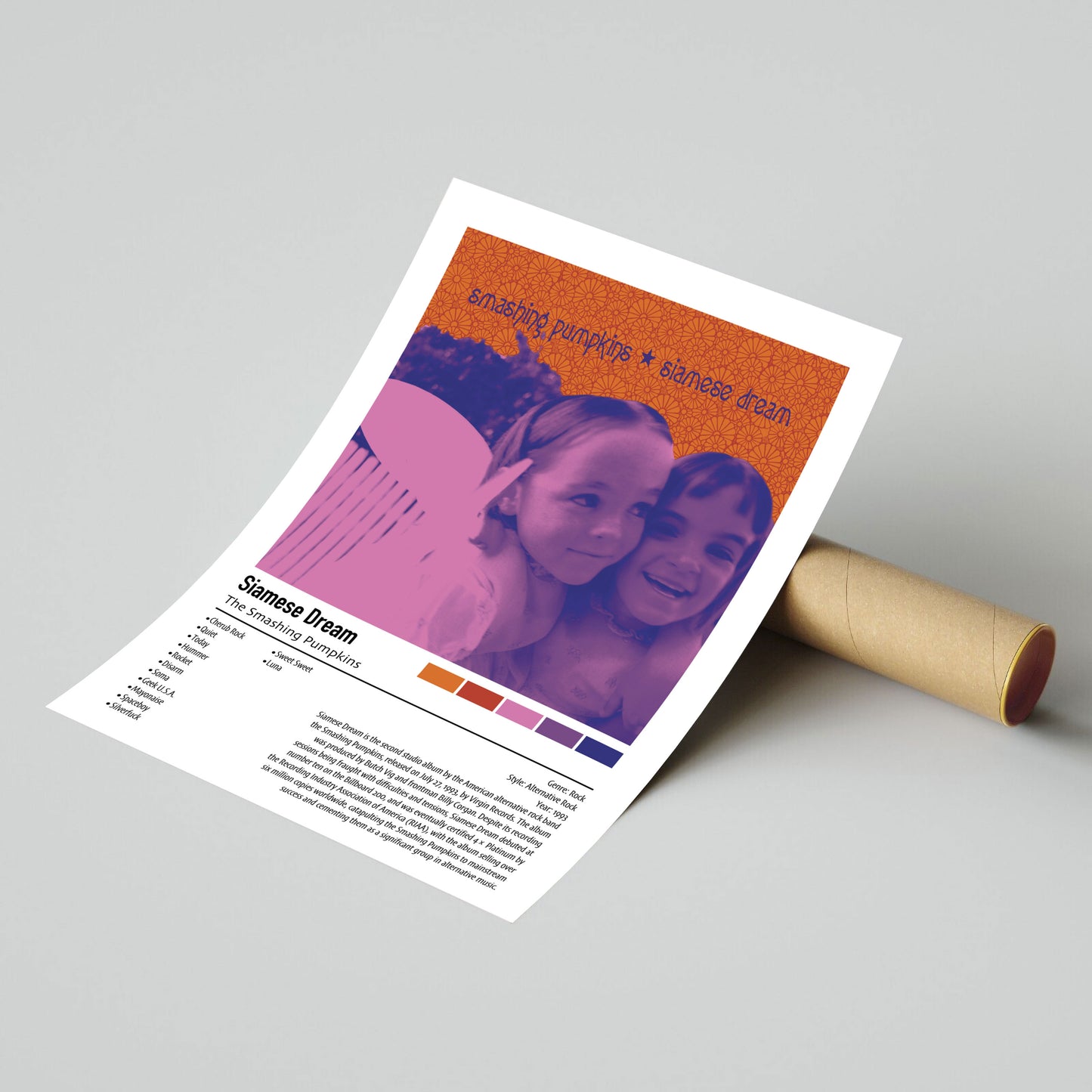 The Smashing Pumpkins | Siamese Dream | Custom Album Cover Poster Print