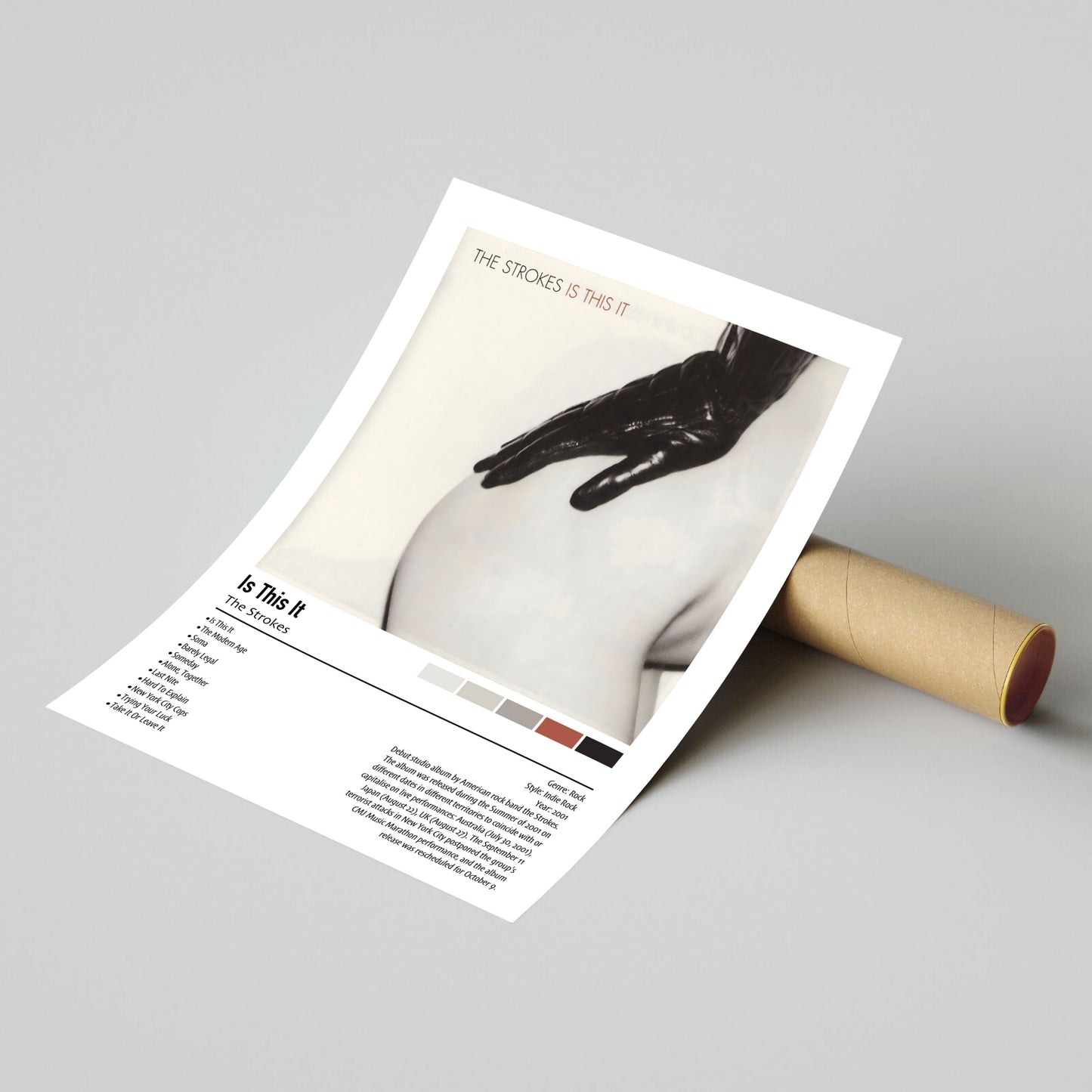 The Strokes | Is This It | Custom Album Cover Poster Print