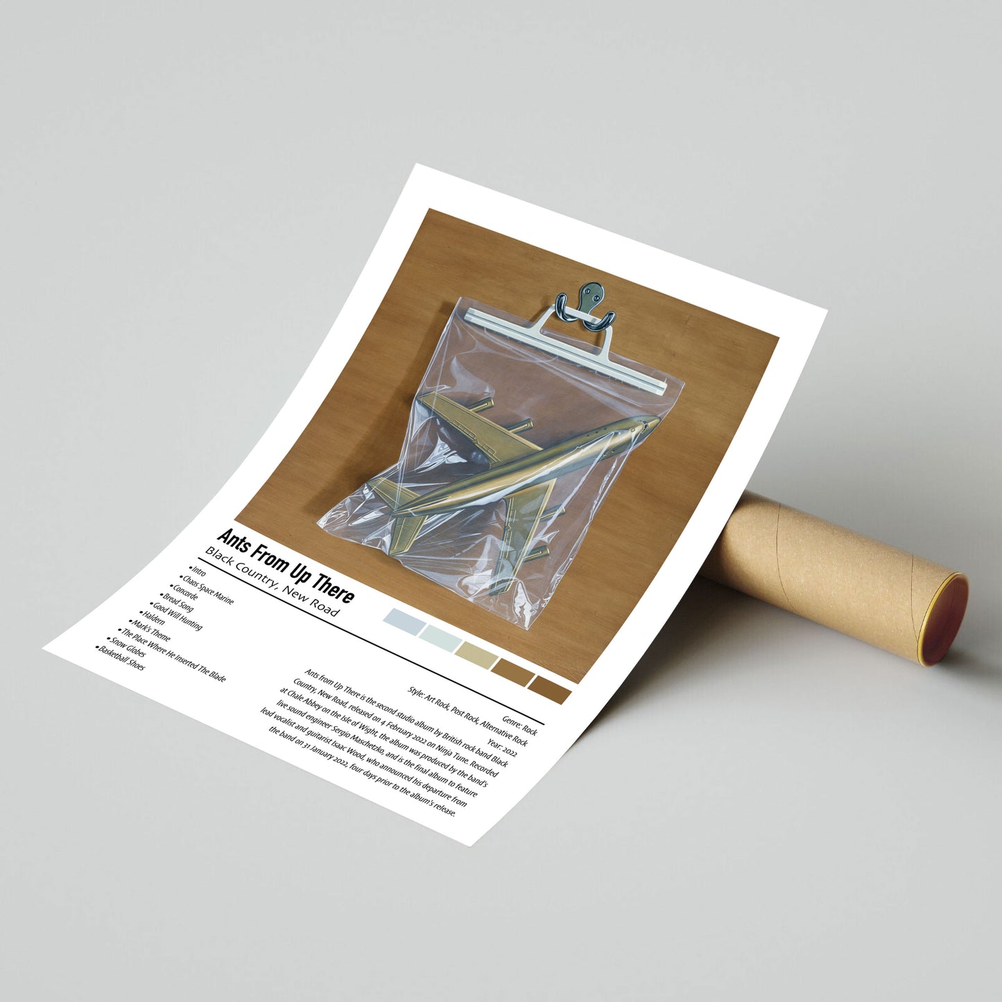 Black Country, New Road | Ants From Up There | Custom Album Cover Poster Print