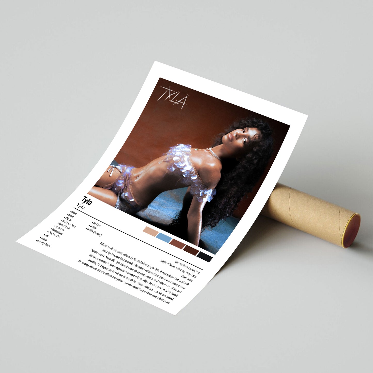 Tyla | Tyla | Custom Album Cover Poster Print