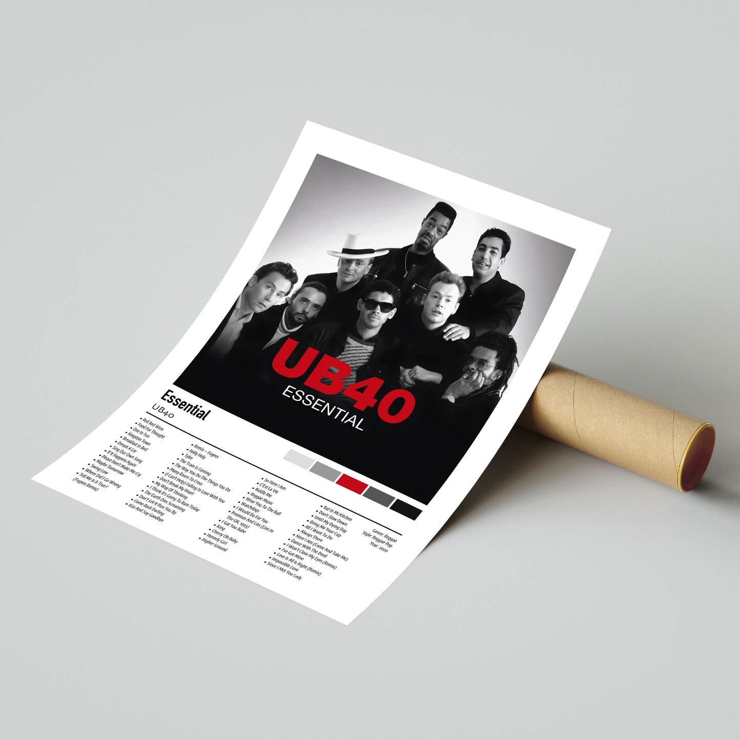 UB40 | Essential | Custom Album Cover Poster Print