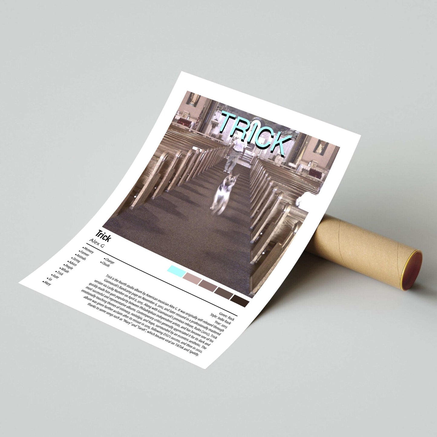 Alex G | Trick | Custom Album Cover Poster Print