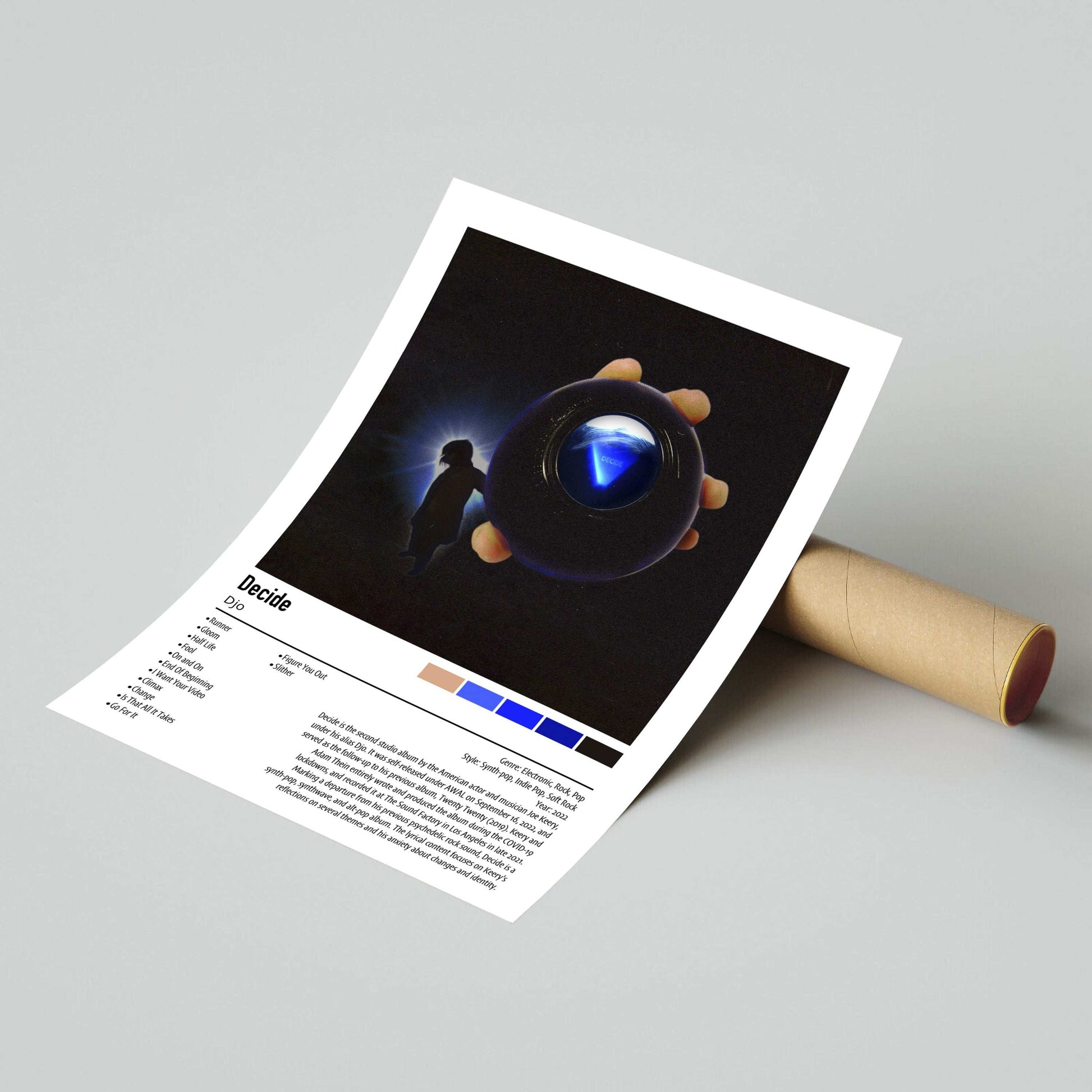Djo | Decide | Custom Album Cover Poster Print