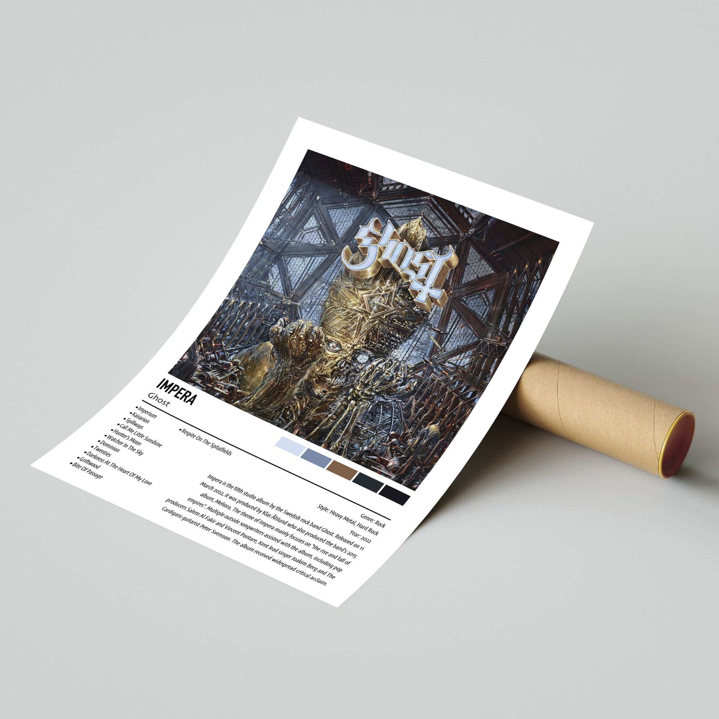 Ghost | IMPERA | Custom Album Cover Poster Print