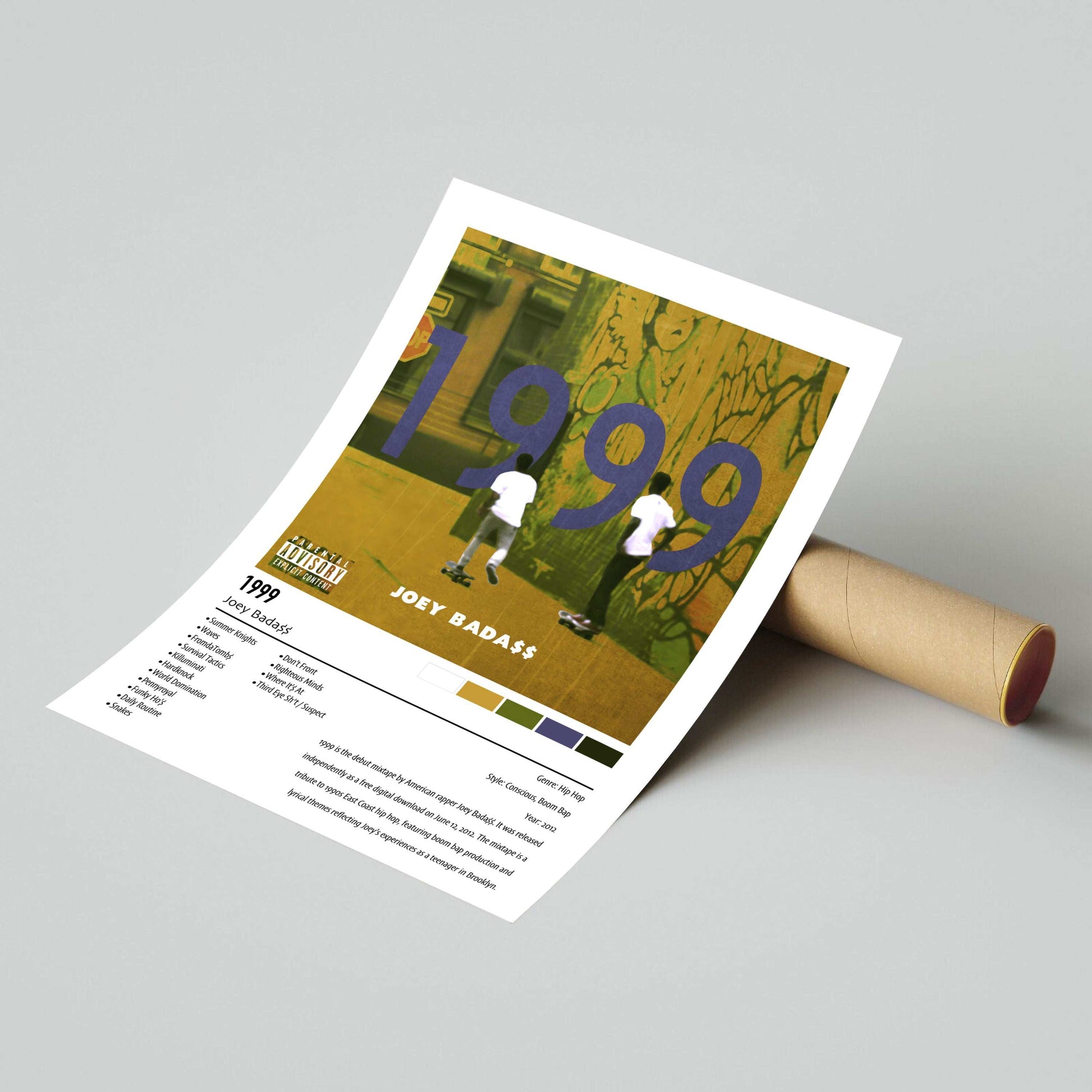 Joey Bada$$ | 1999 | Custom Album Cover Poster Print