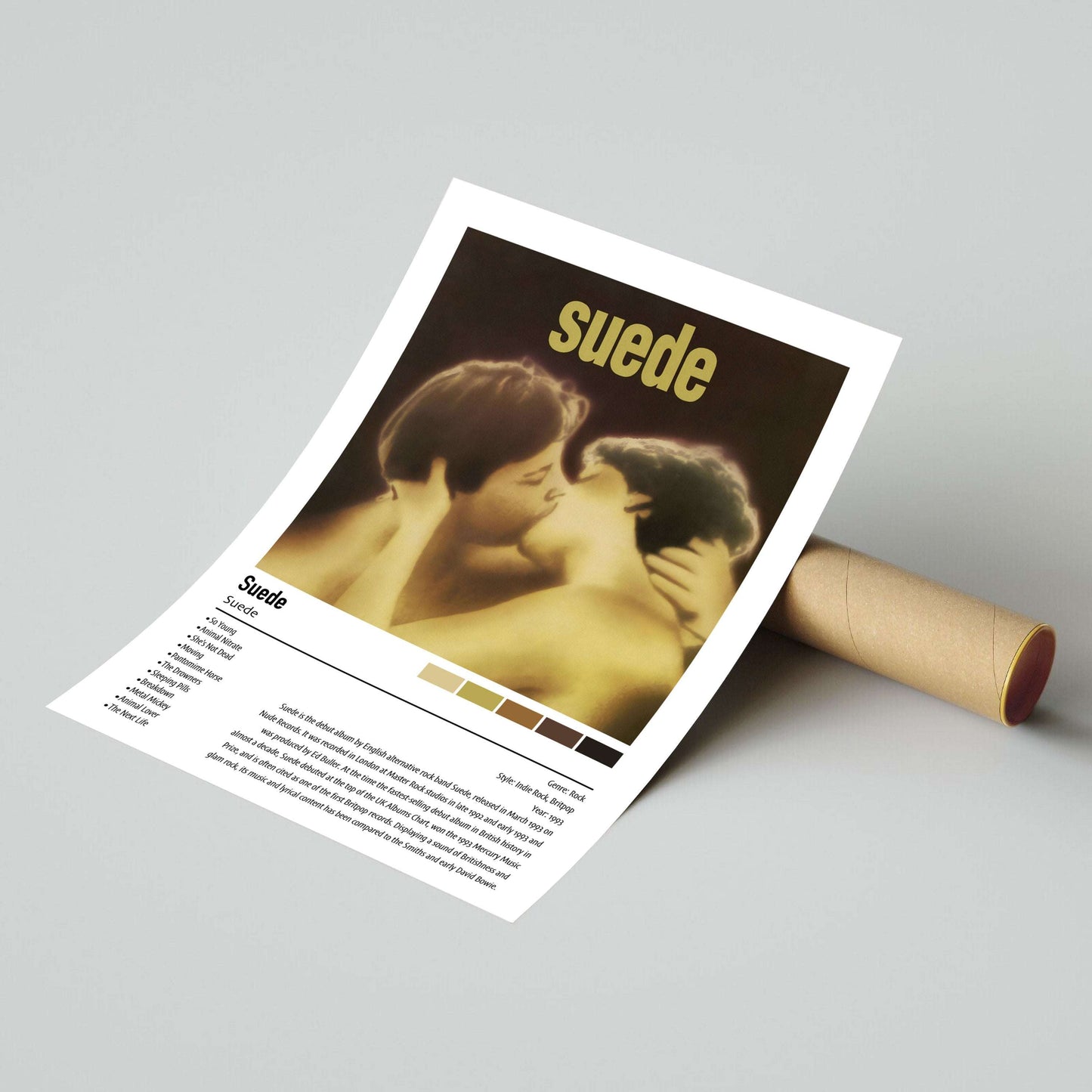 Suede | Suede | Custom Album Cover Poster Print