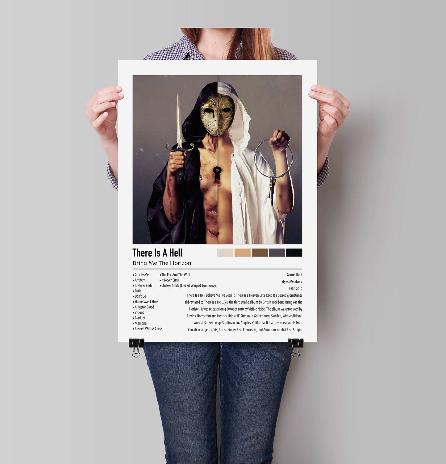 Bring Me The Horizon | There Is A Hell | Custom Album Cover Poster Print