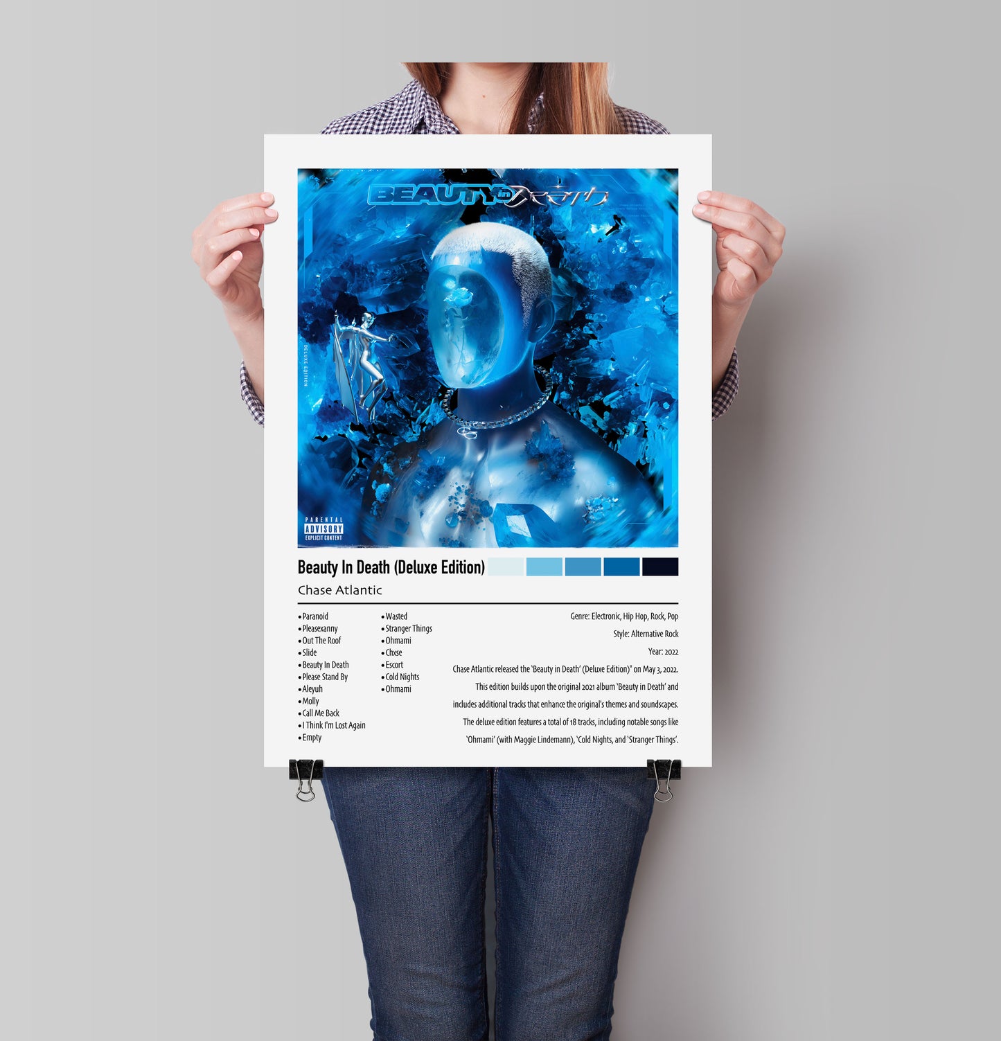 Chase Atlantic | Beauty In Death (Deluxe Edition) | Custom Album Cover Poster Print