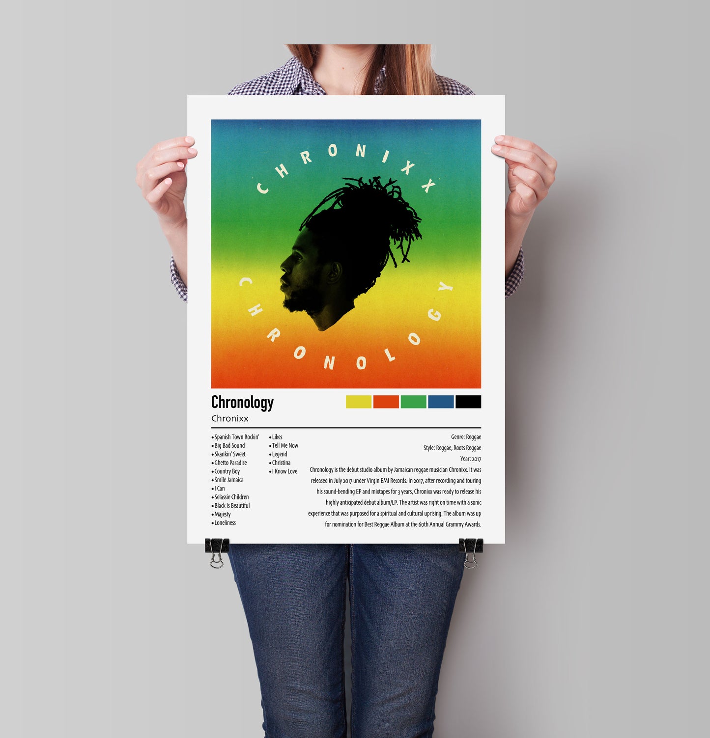 Chronixx | Chronology | Custom Album Cover Poster Print