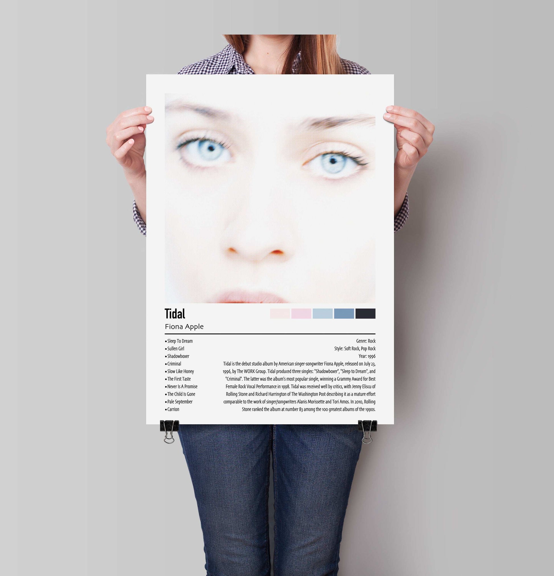 Fiona Apple | Tidal | Custom Album Cover Poster Print