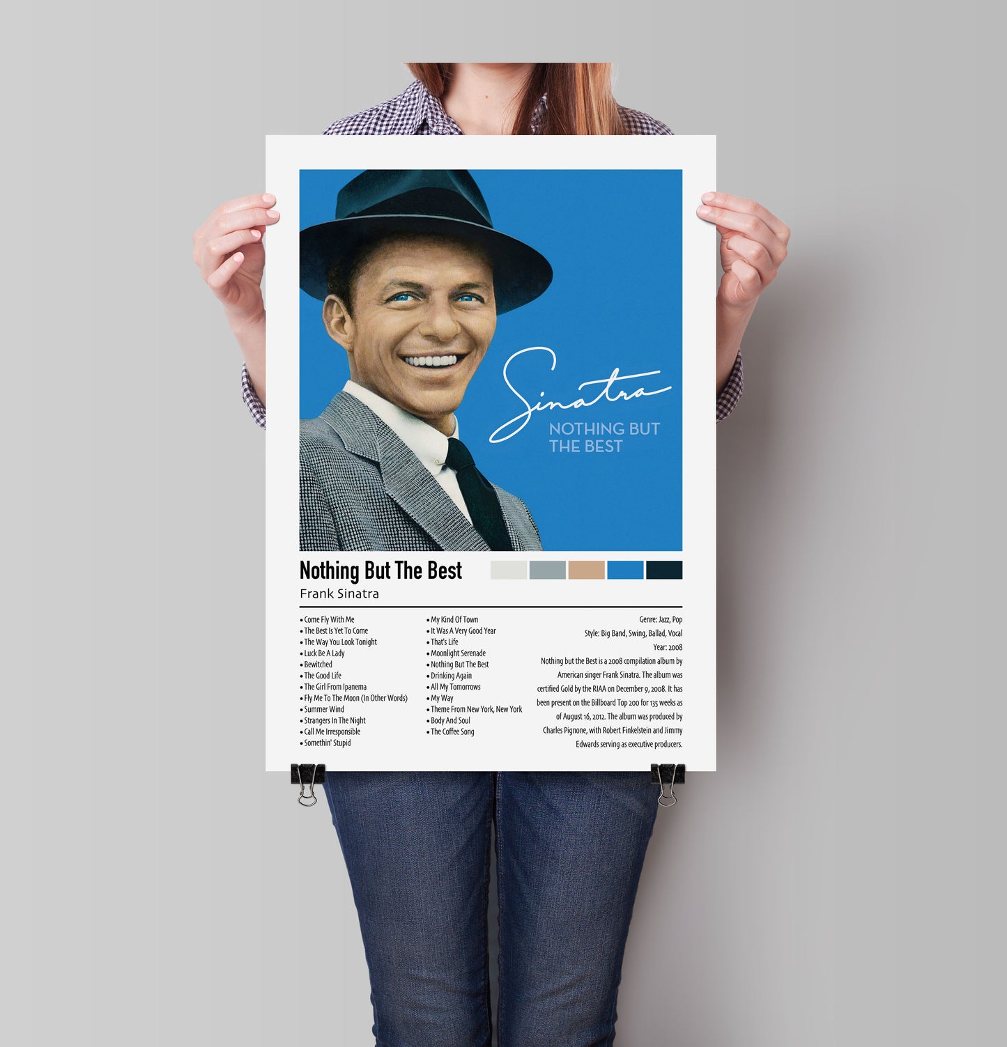 Frank Sinatra | Nothing But The Best | Custom Album Cover Poster Print
