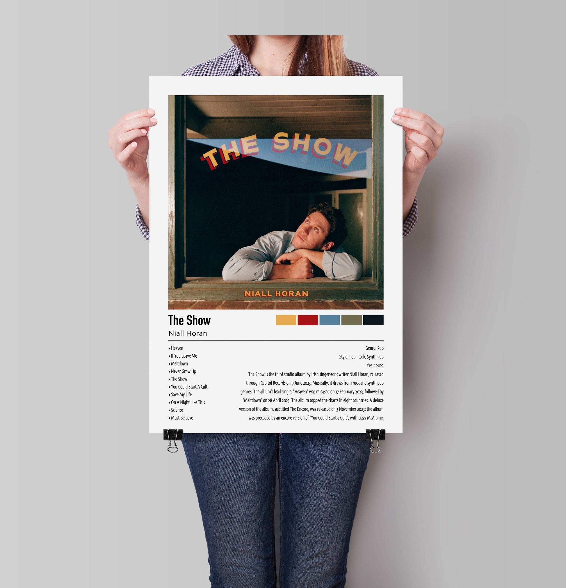 Niall Horan | The Show | Custom Album Cover Poster Print