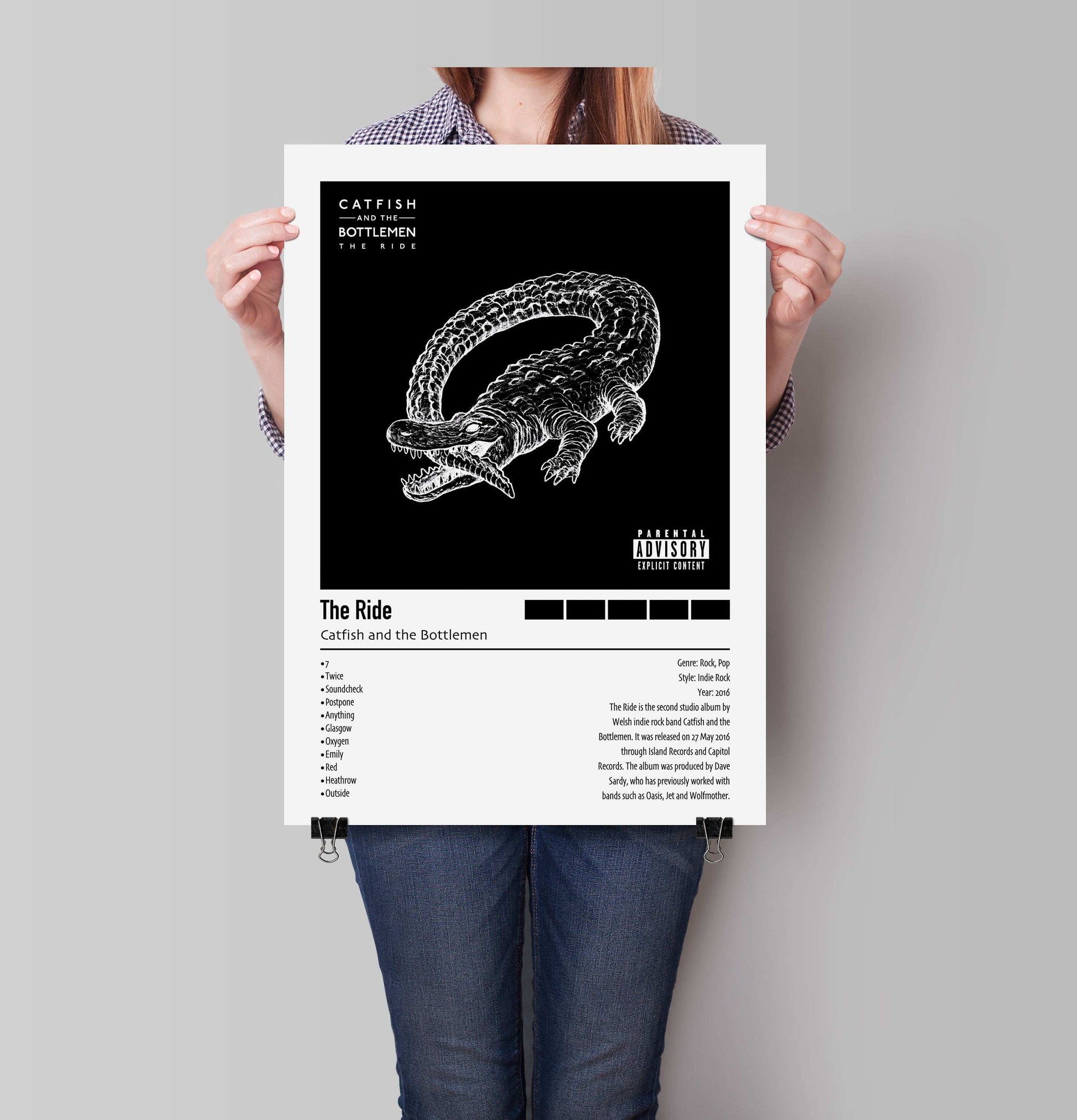 Catfish And The Bottlemen | The Ride | Custom Album Cover Poster Print