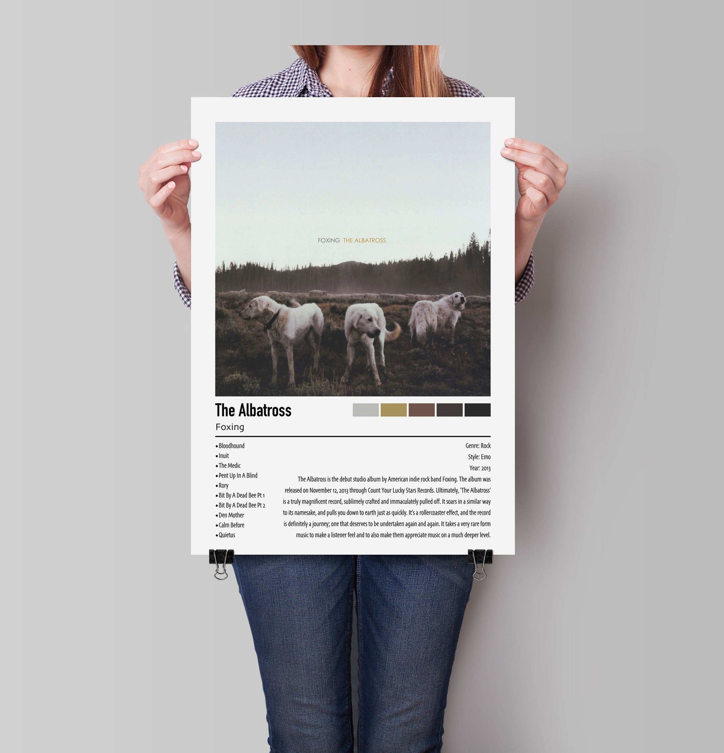 Foxing | The Albatross | Custom Album Cover Poster Print