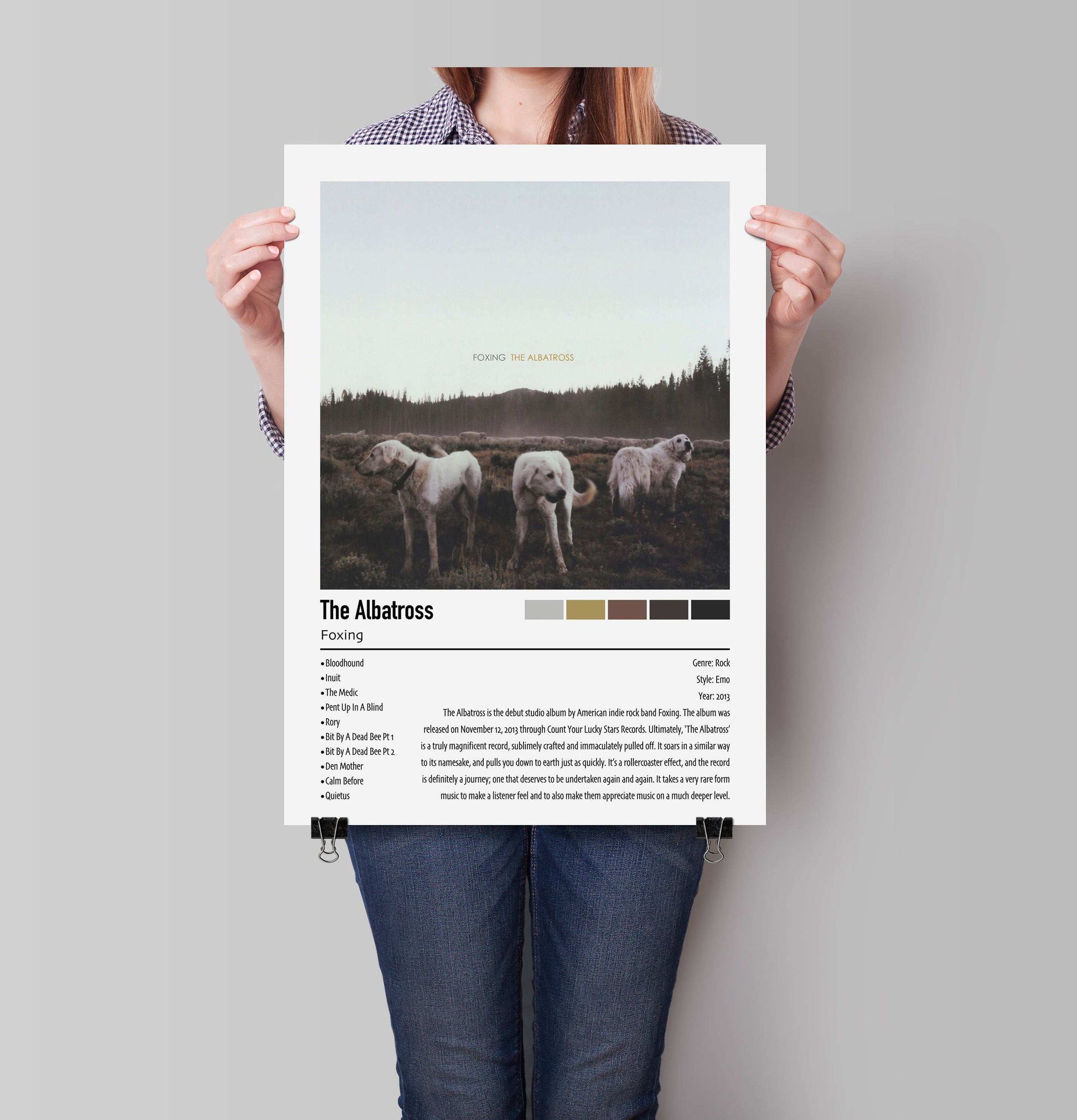 Foxing | The Albatross | Custom Album Cover Poster Print