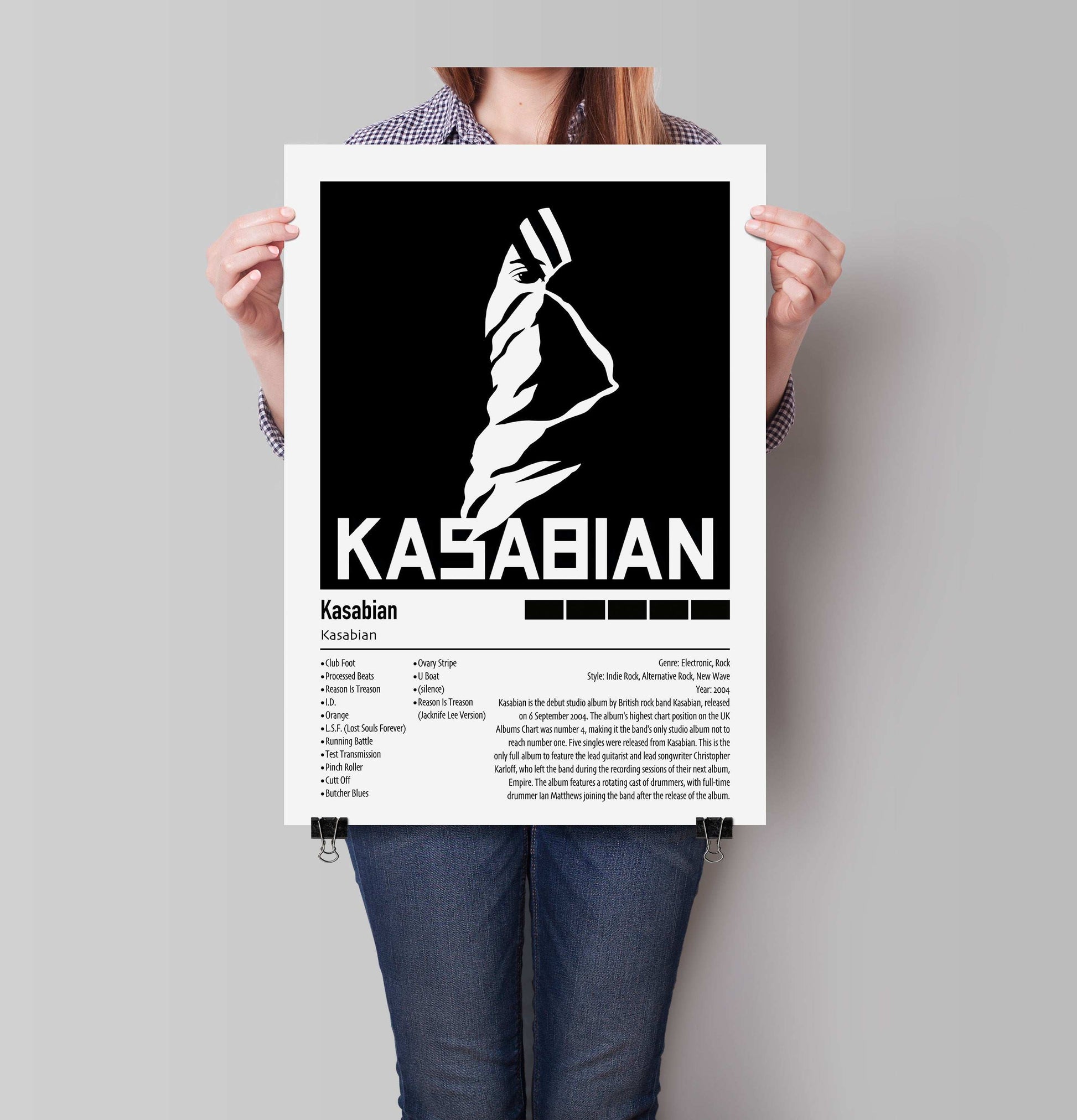 Kasabian | Kasabian | Custom Album Cover Poster Print