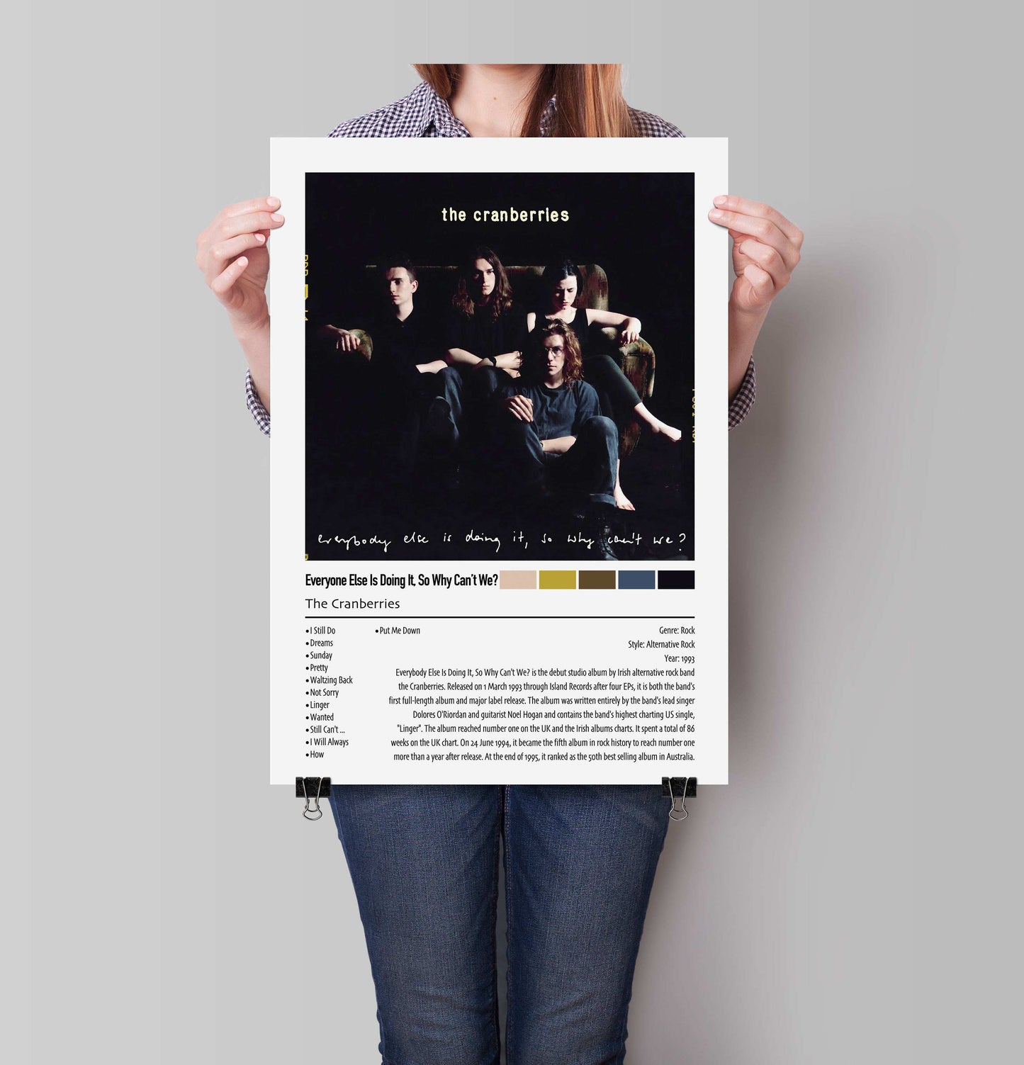 The Cranberries | Everyone Else Is Doing It. So Why Can't We | Custom Album Cover Poster Print