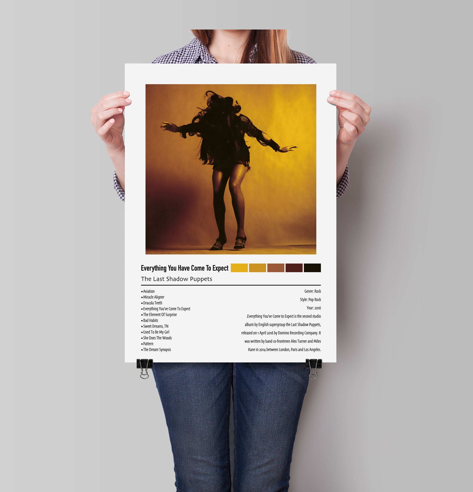 The Last Shadow Puppets | Everything You Have Come To Expect | Custom Album Cover Poster Print