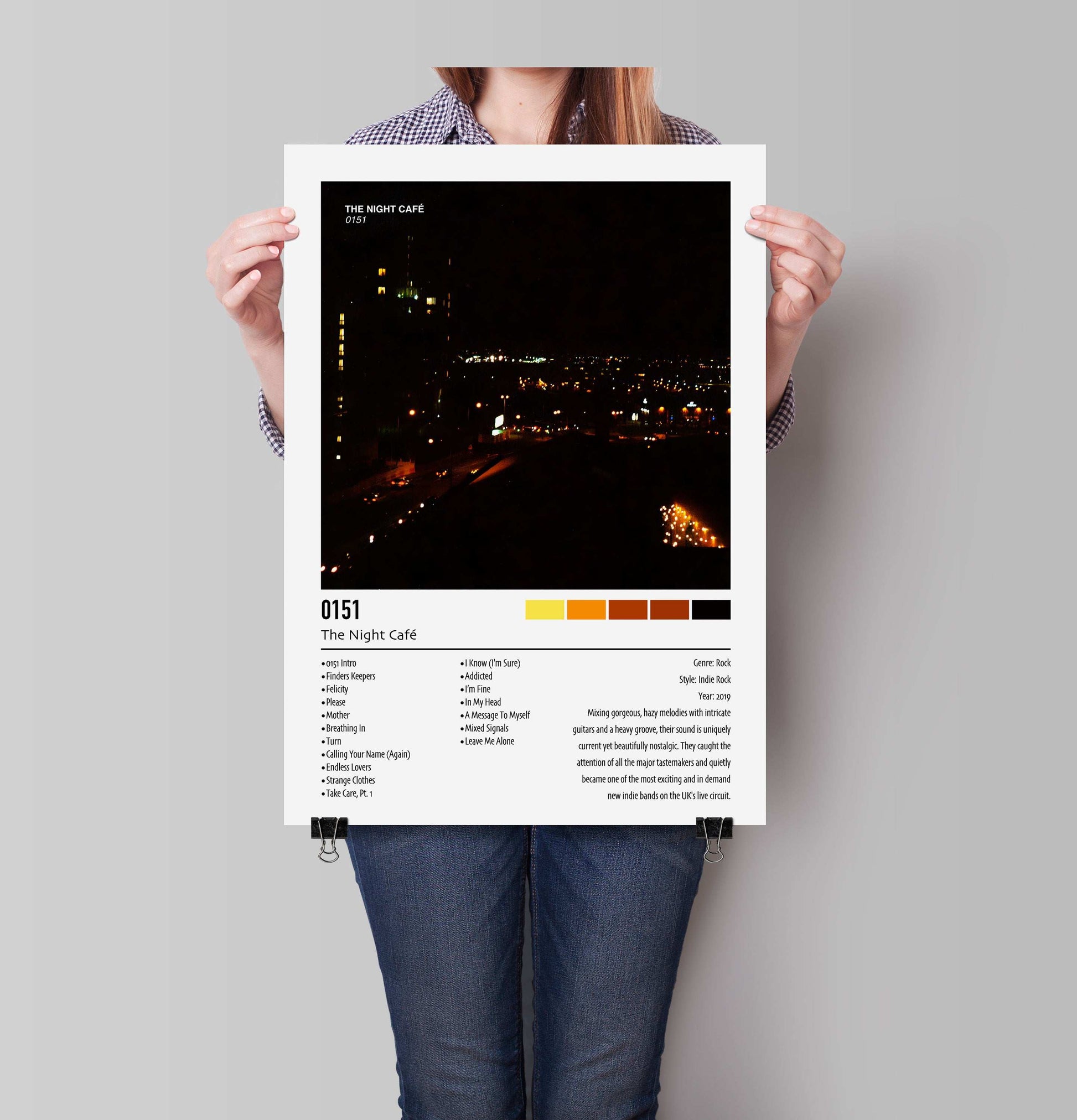 The Night Café | 0151 | Custom Album Cover Poster Print