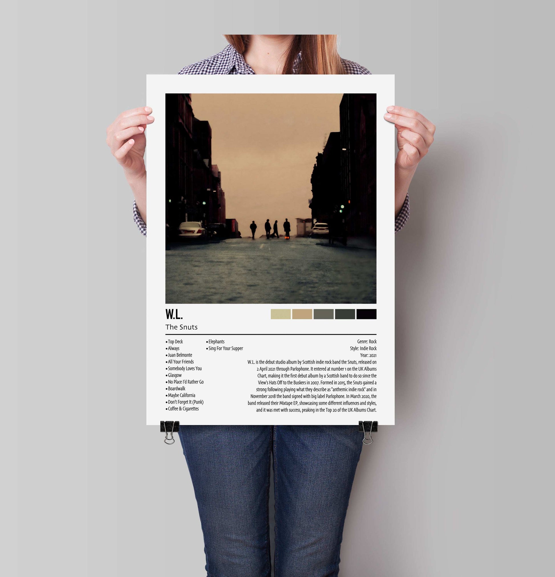 The Snuts | W.L. | Custom Album Cover Poster Print