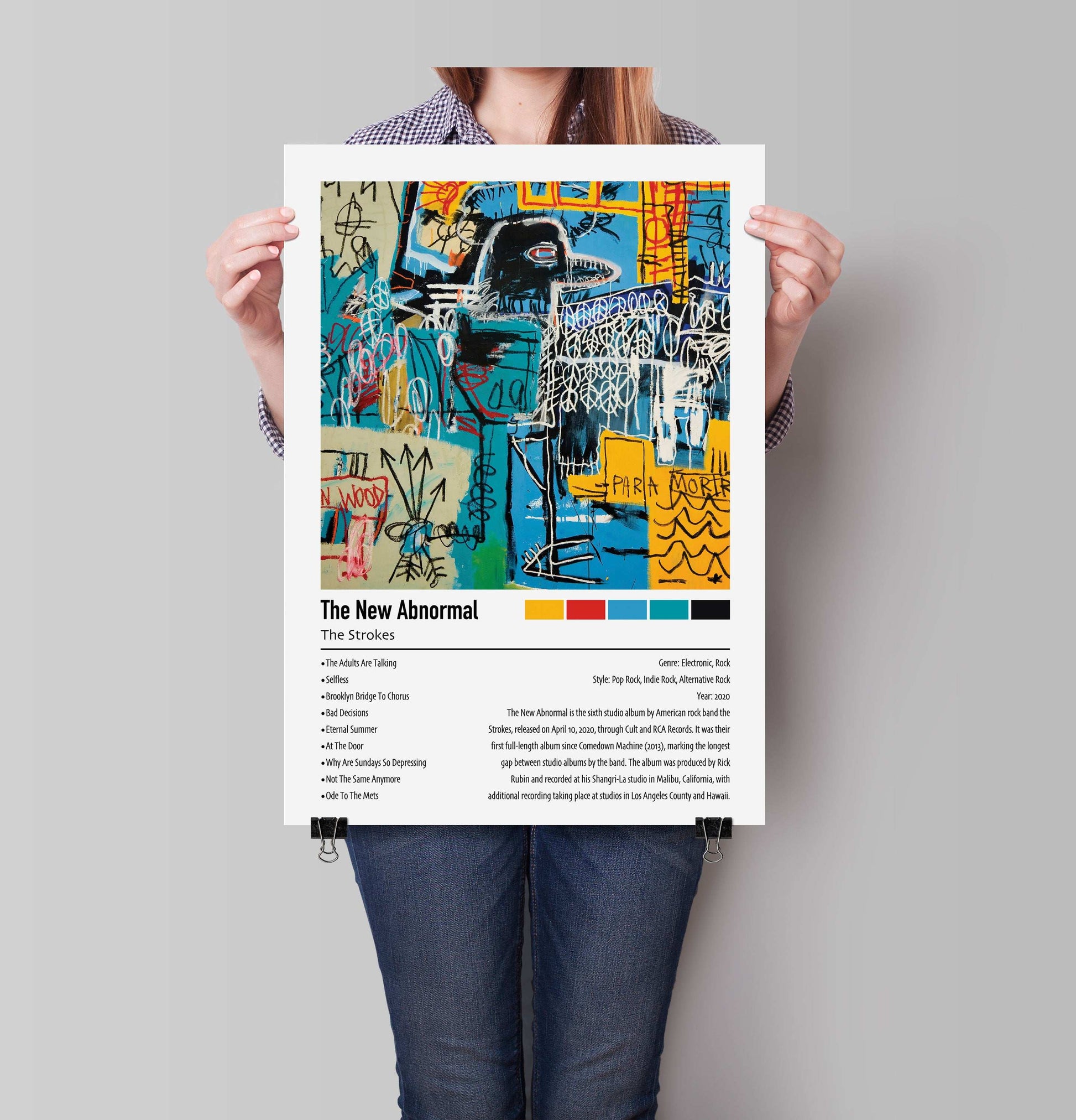 The Strokes | The New Abnormal | Custom Album Cover Poster Print