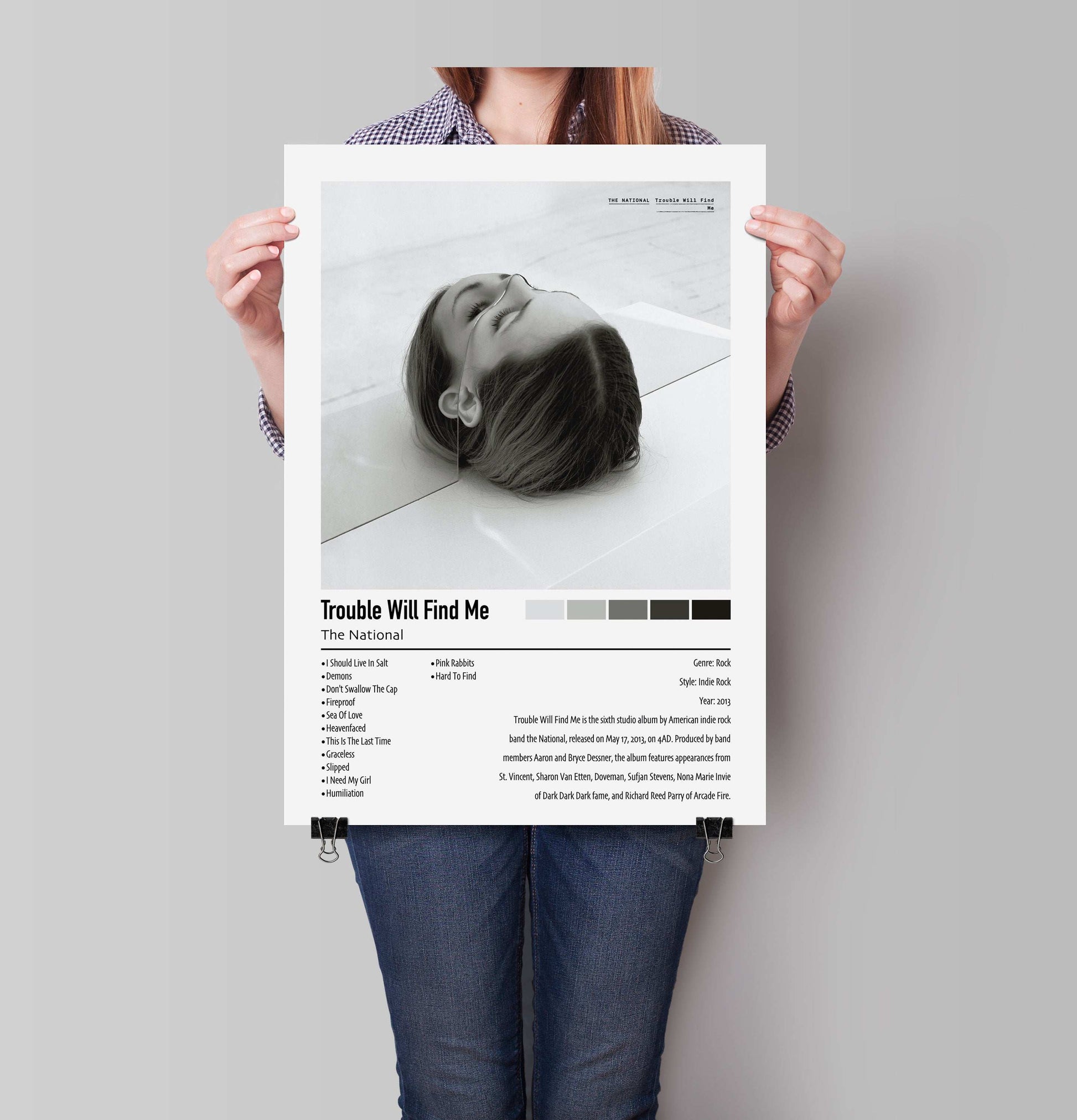 The National | Trouble Will Find Me | Custom Album Cover Poster Print