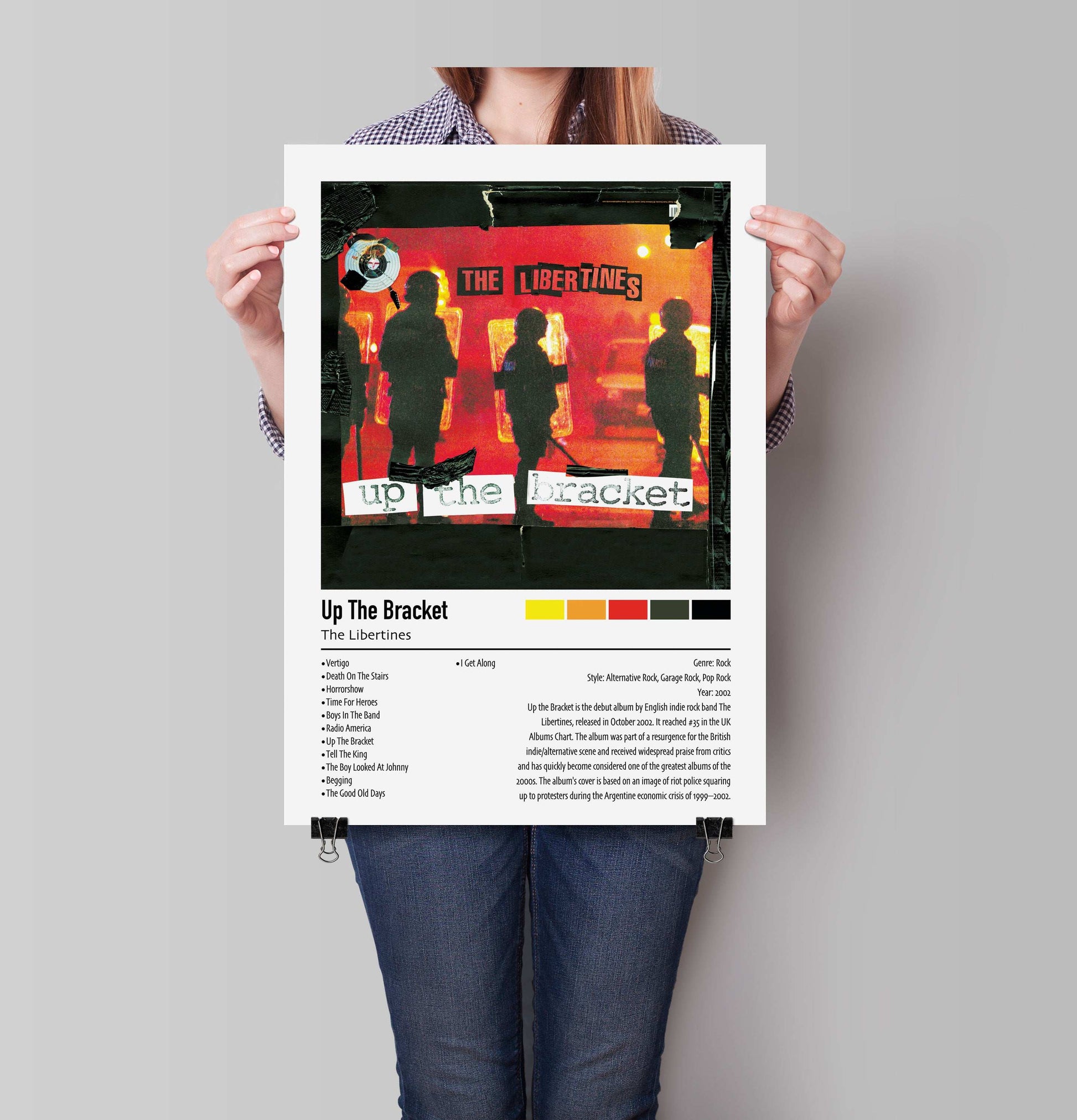 The Libertines | Up The Bracket | Custom Album Cover Poster Print