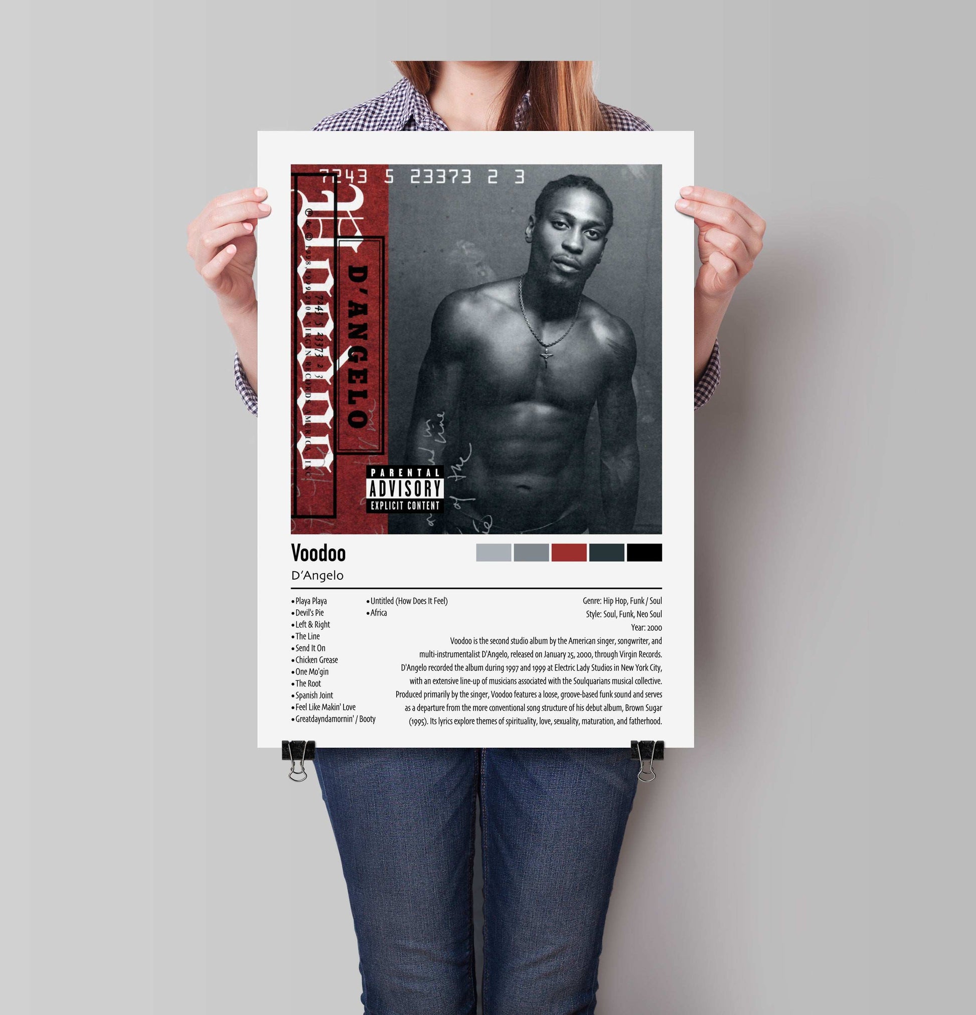 D'Angelo | Voodoo | Custom Album Cover Poster Print