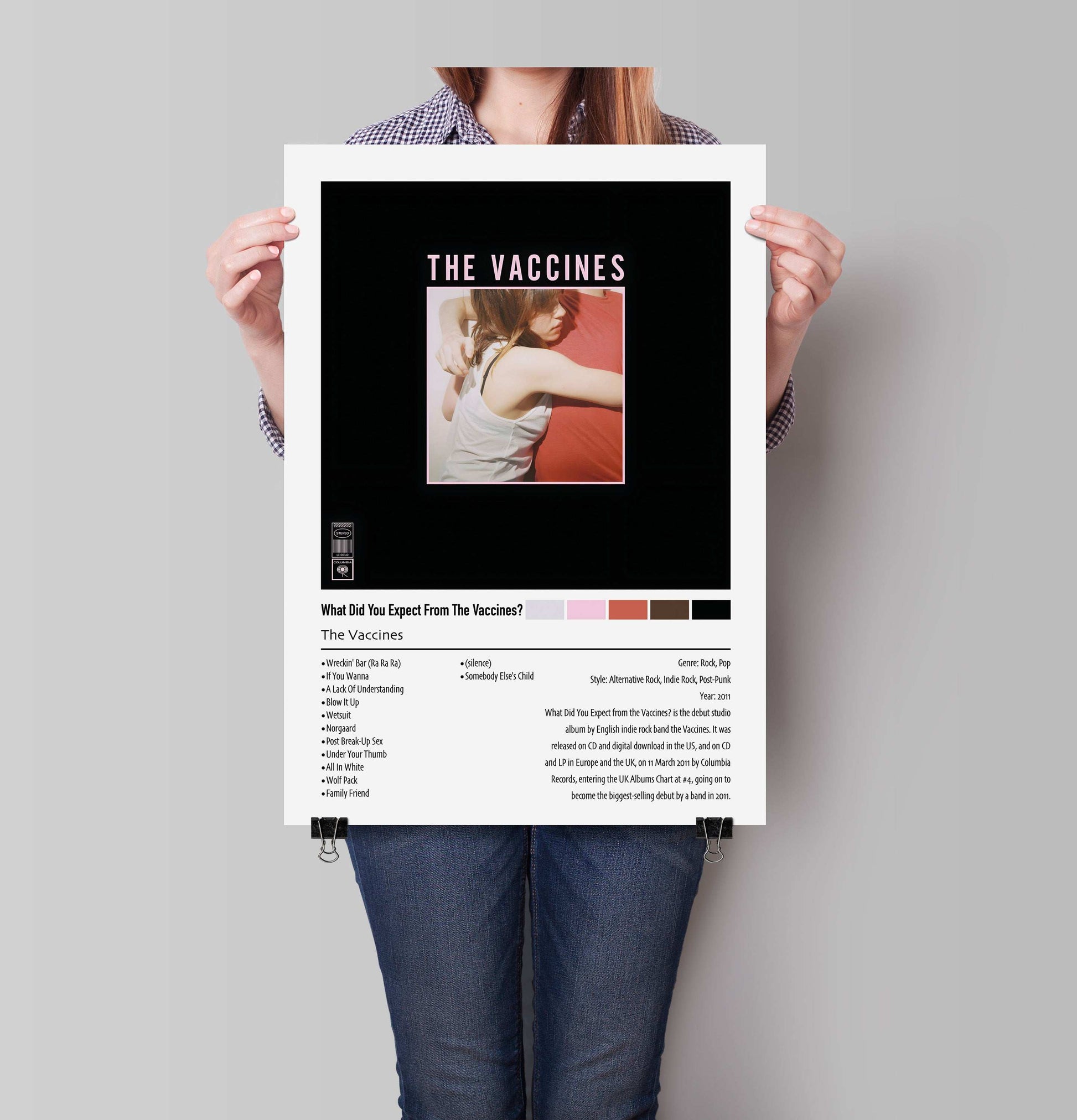 The Vaccines | What Did You Expect From The Vaccines? | Custom Album Cover Poster Print