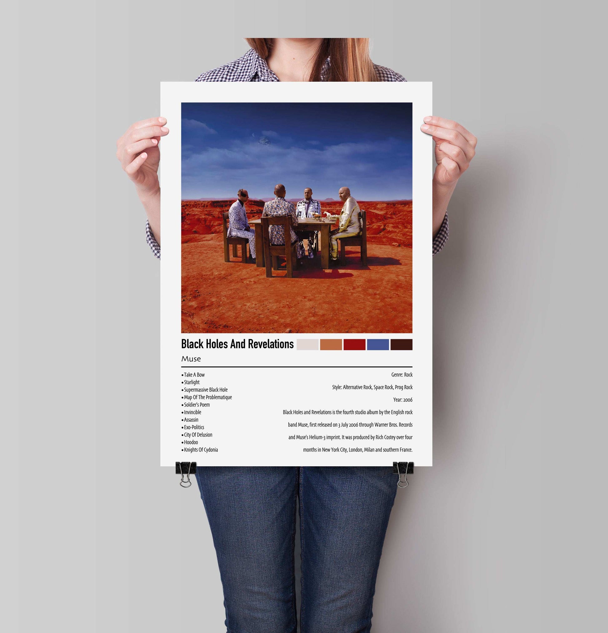 Muse | Black Holes And Revelations | Custom Album Cover Poster Print