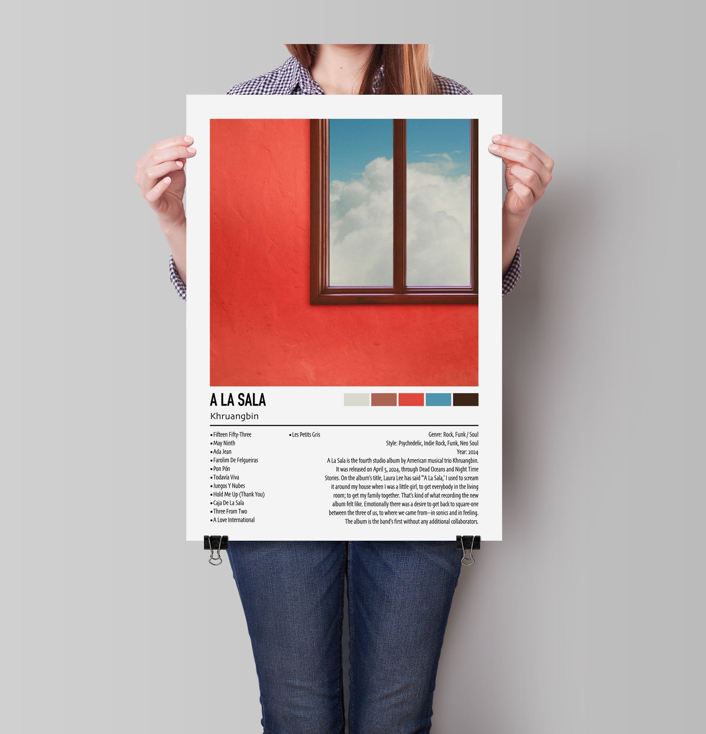 Khruangbin | A LA SALA | Custom Album Cover Poster Print