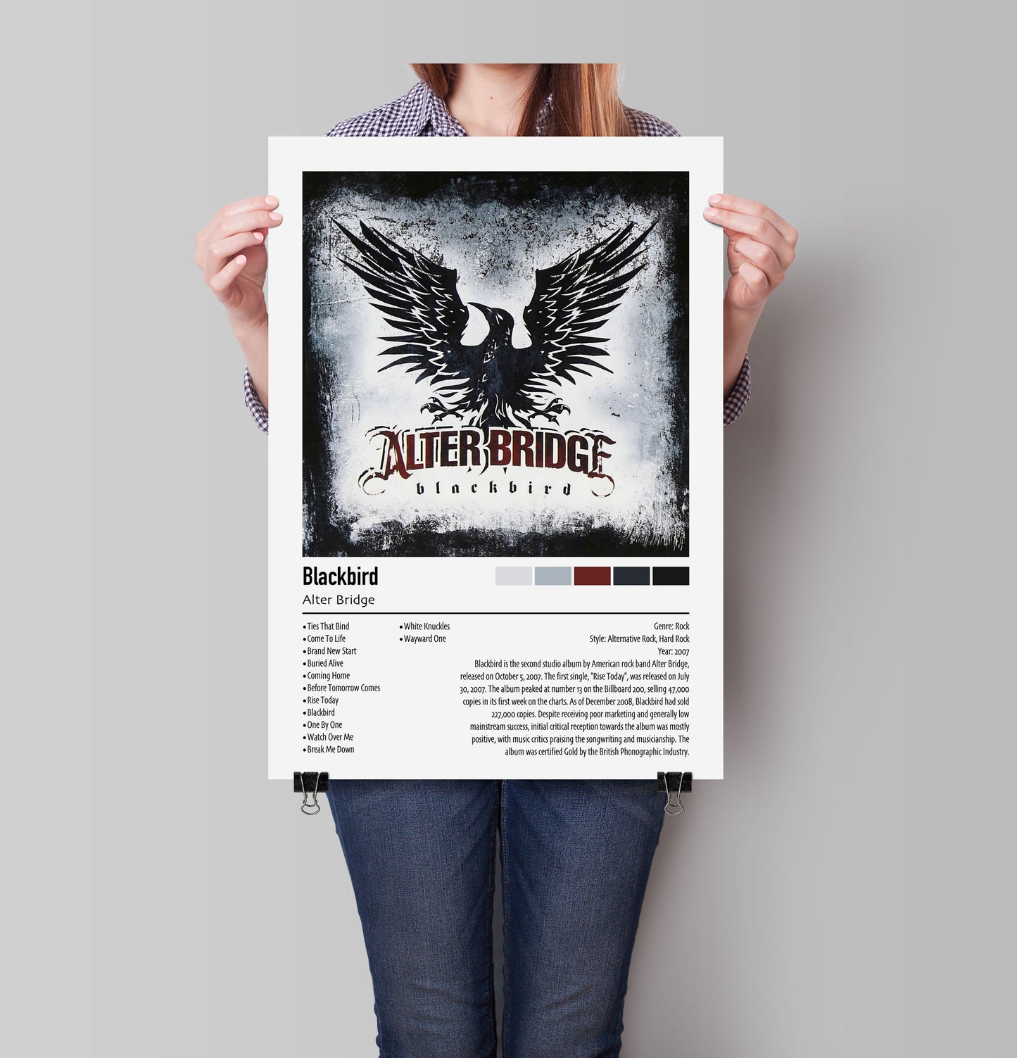 Alterbridge | Blackbird | Custom Album Cover Poster Print
