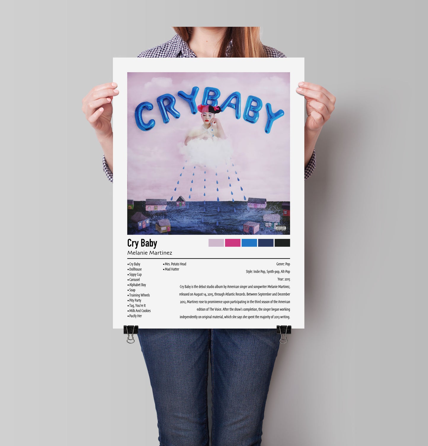 Melanie Martinez | Cry Baby | Custom Album Cover Poster Print