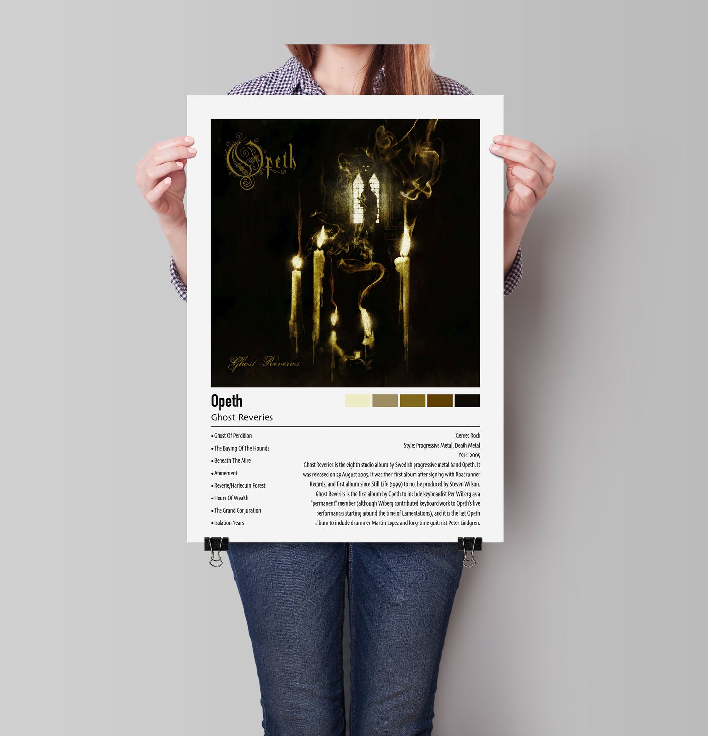 Ghost Reveries | Opeth | Custom Album Cover Poster Print