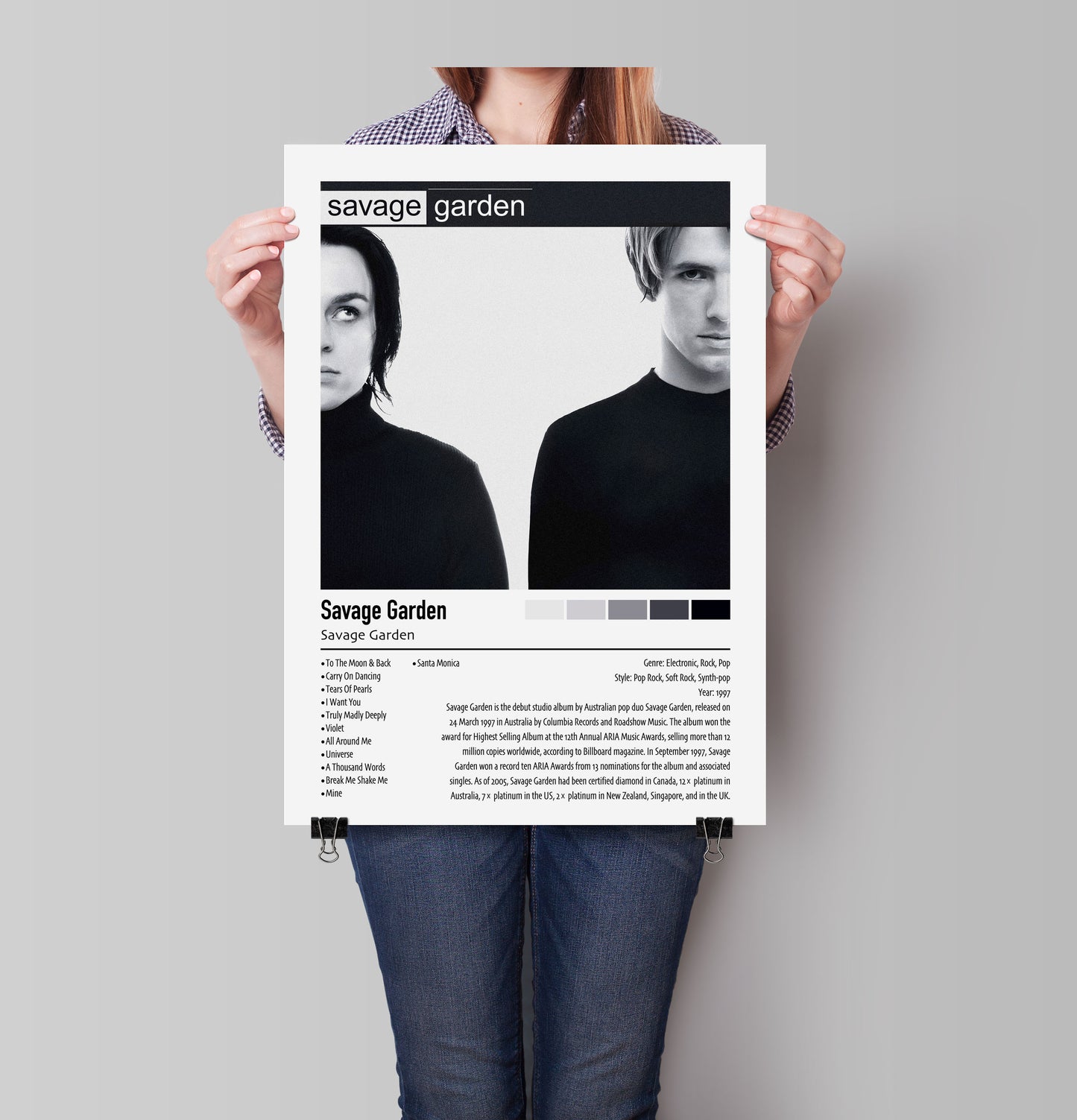 Savage Garden | Savage Garden | Custom Album Cover Poster Print
