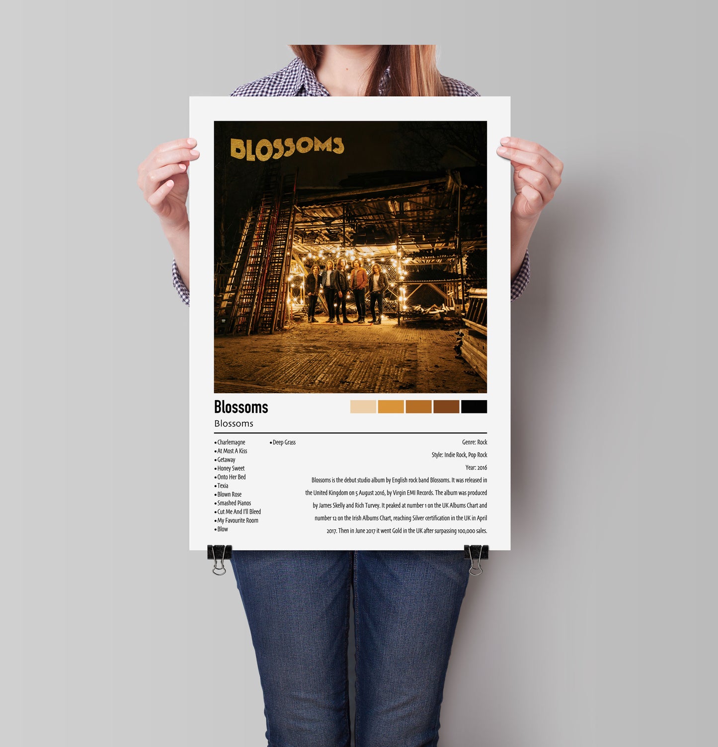 Blossoms | Blossoms | Custom Album Cover Poster Print