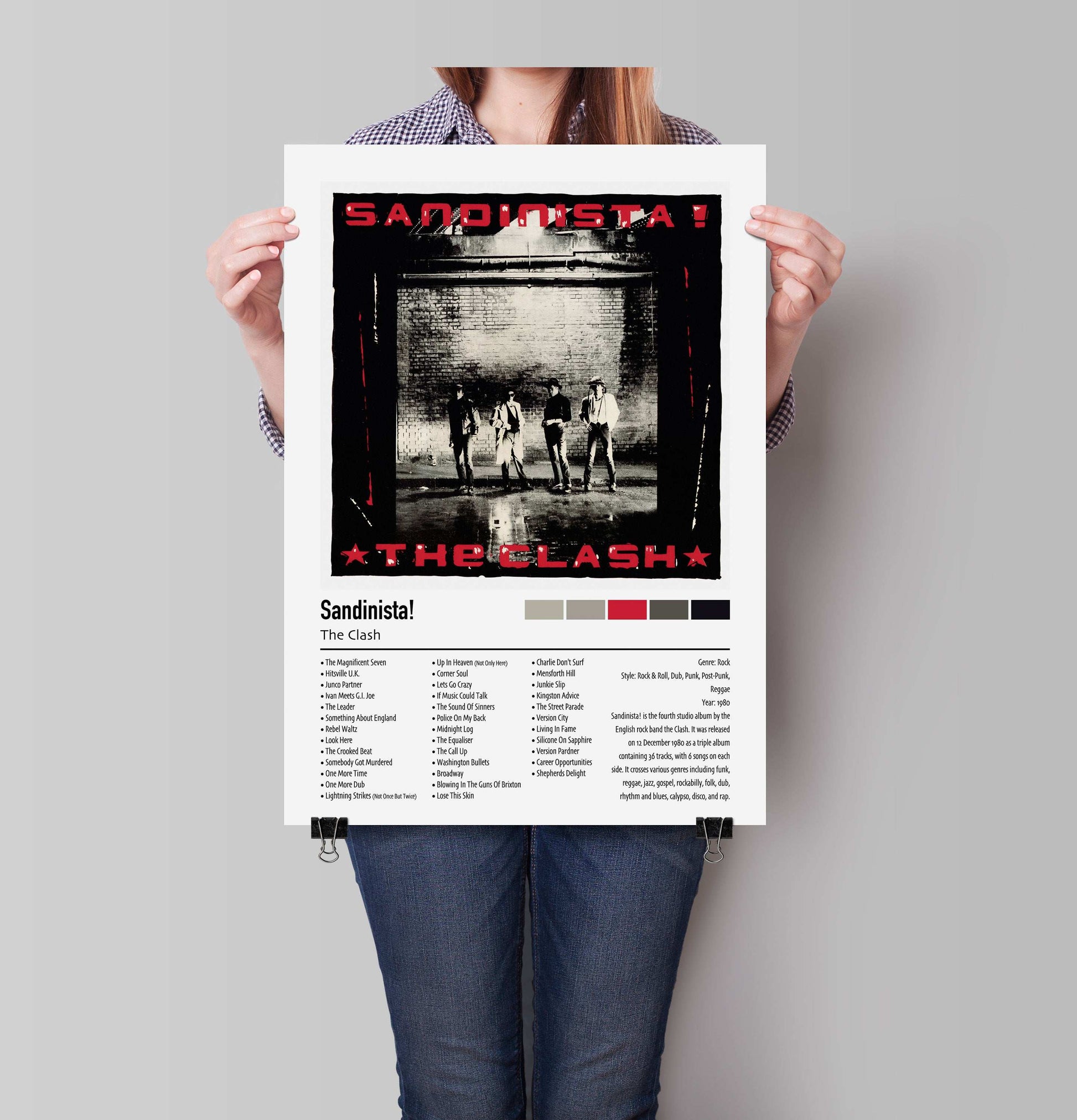The Clash | Sandinista! | Custom Album Cover Poster Print