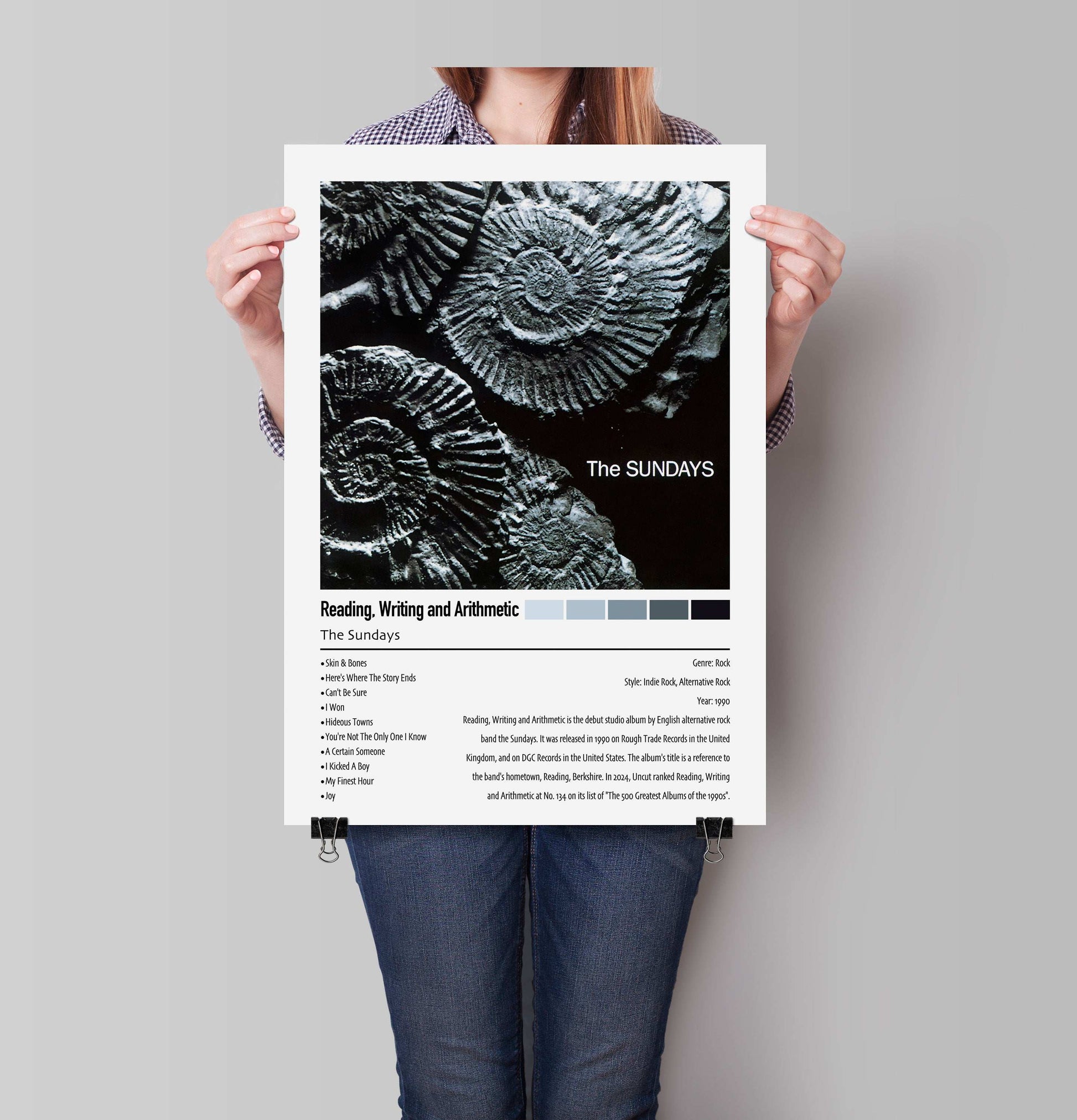 The Sundays | Reading, Writing and Arithmetic | Custom Album Cover Poster Print