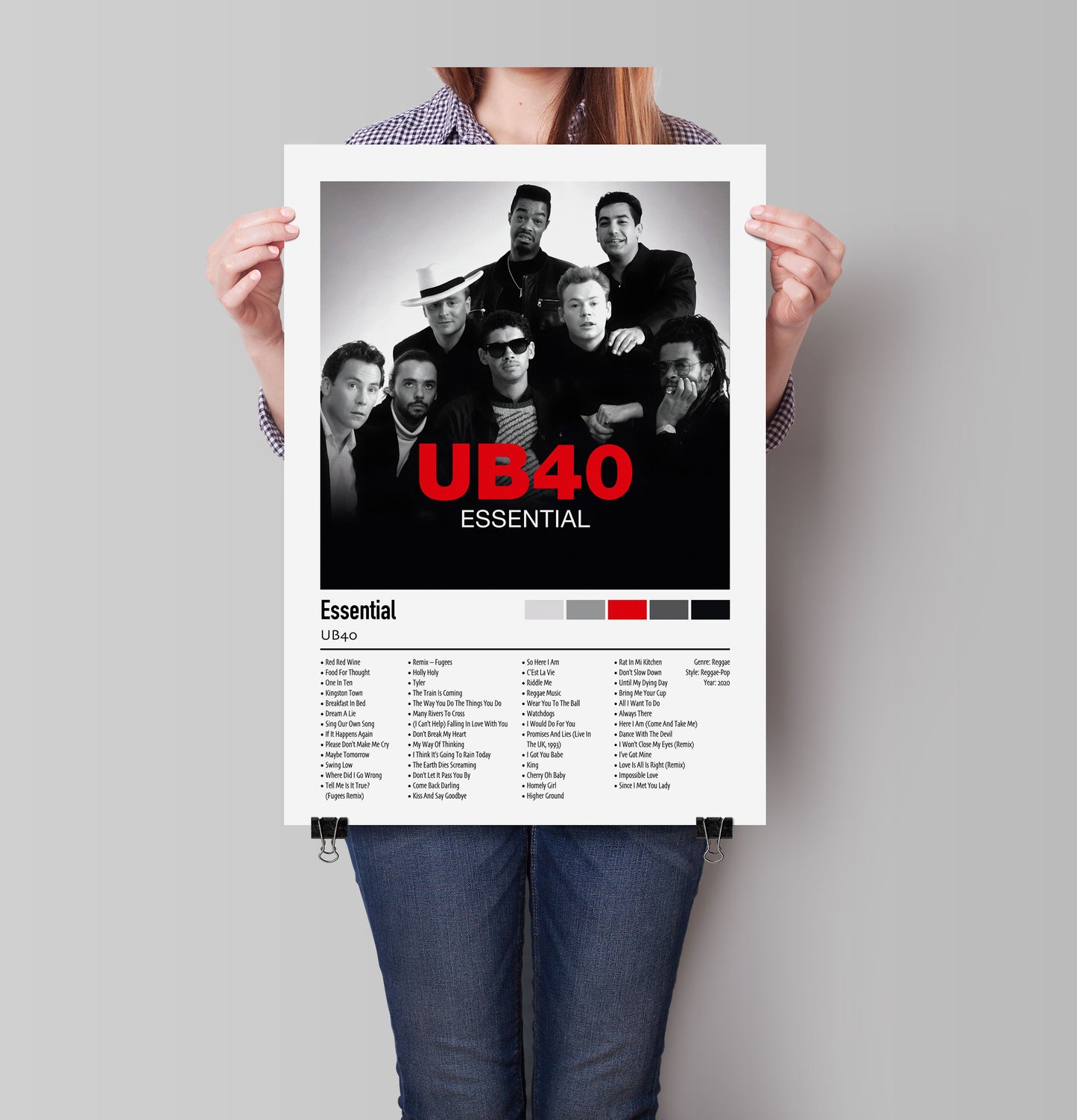 UB40 | Essential | Custom Album Cover Poster Print