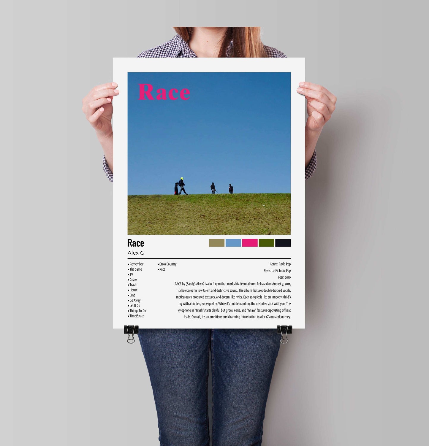 Alex G | Race | Custom Album Cover Poster Print