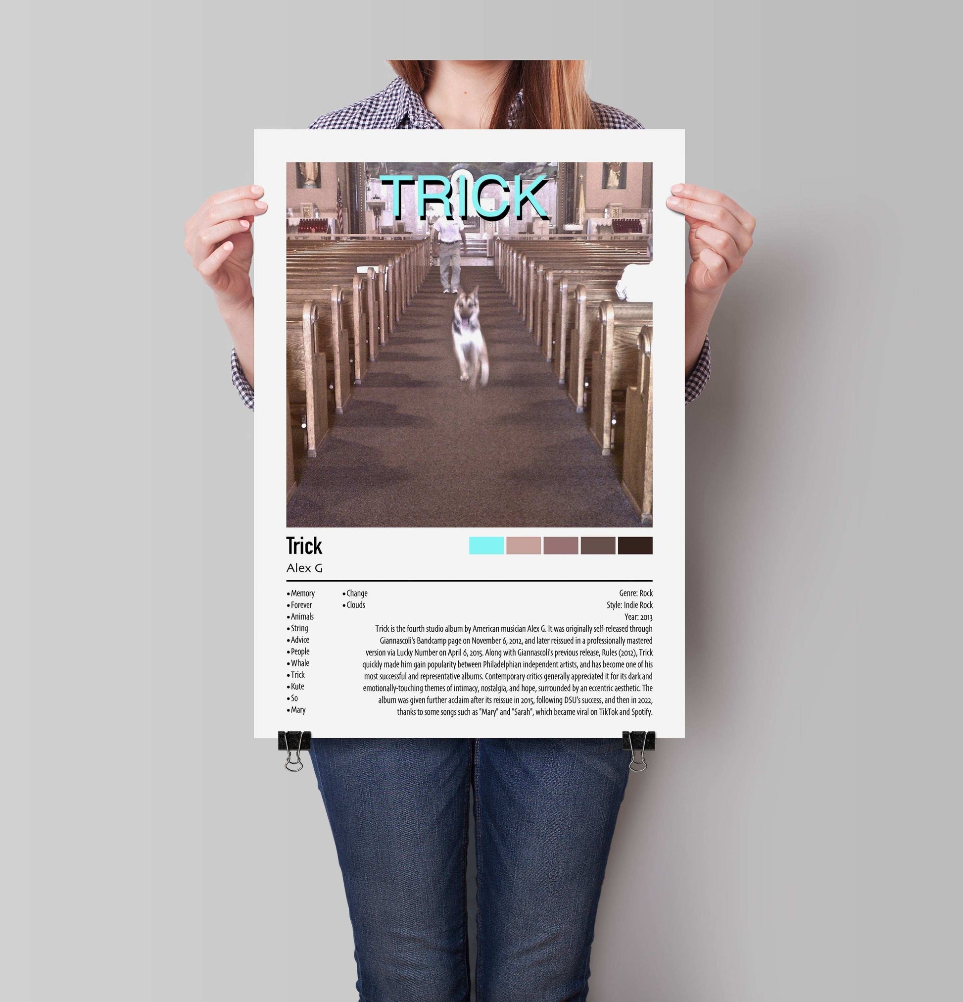 Alex G | Trick | Custom Album Cover Poster Print