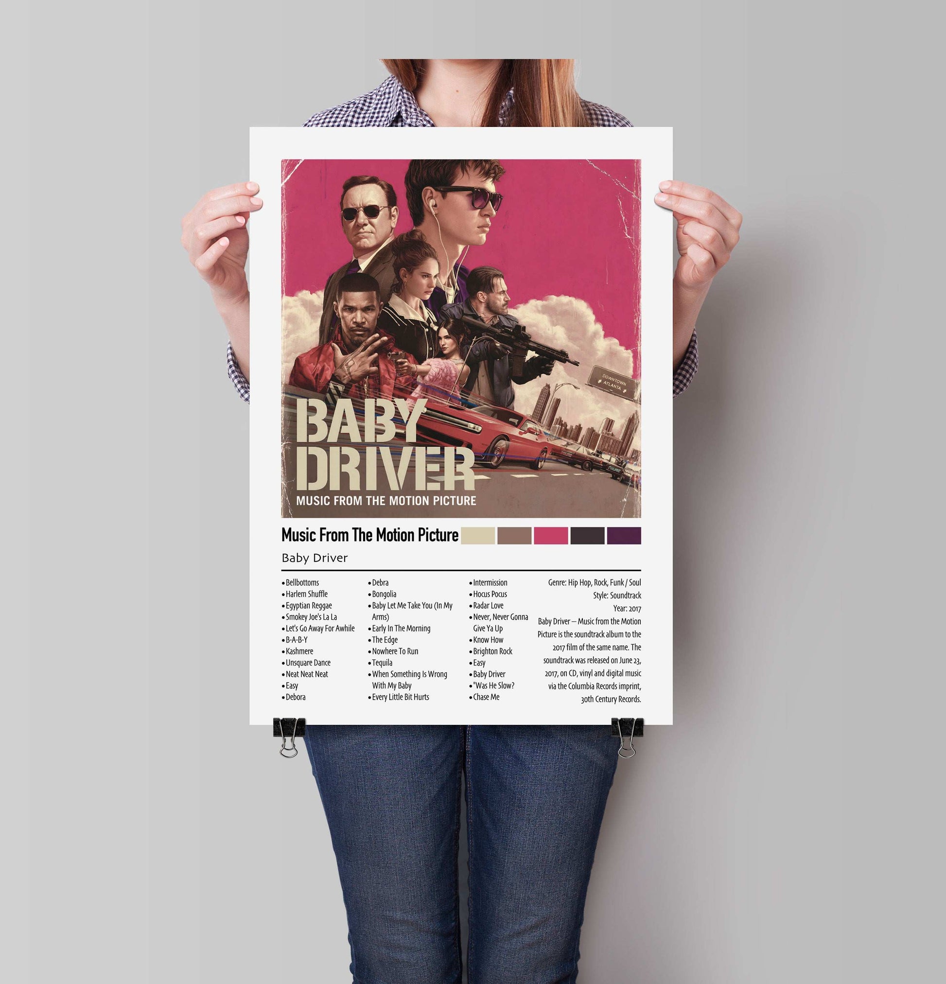 Various Artists | Baby Driver Soundtrack | Custom Album Cover Poster Print