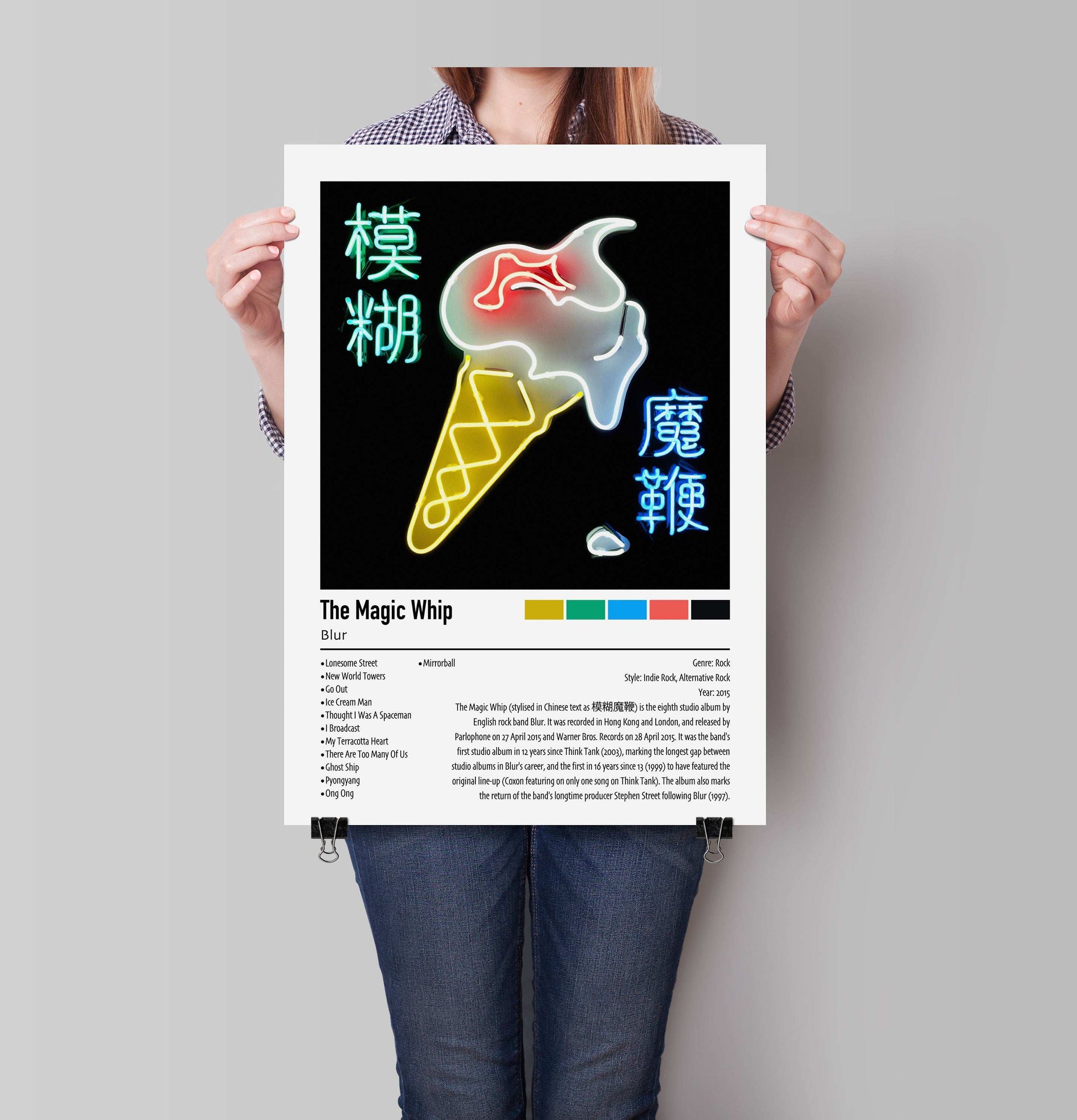 Blur | The Magic Whip | Custom Album Cover Poster Print