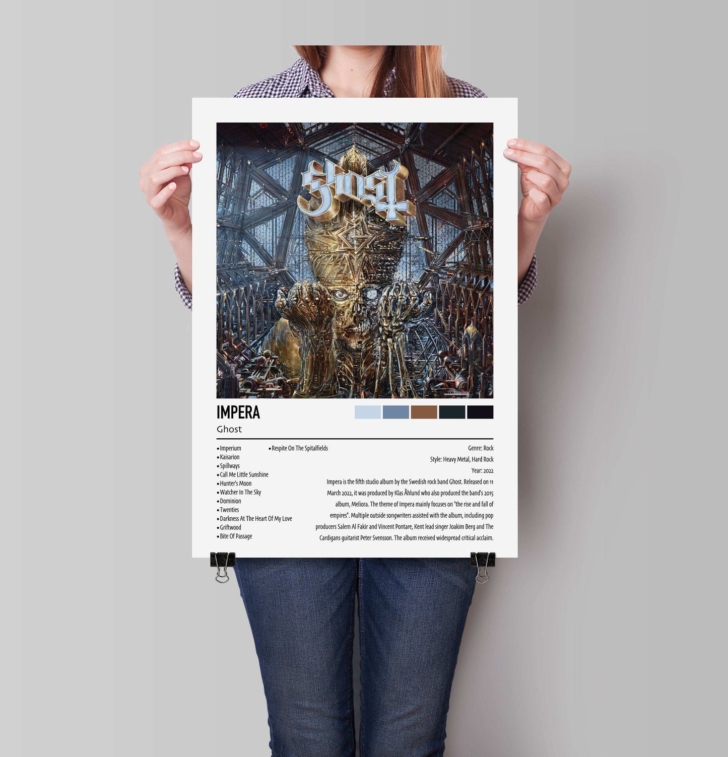 Ghost | IMPERA | Custom Album Cover Poster Print