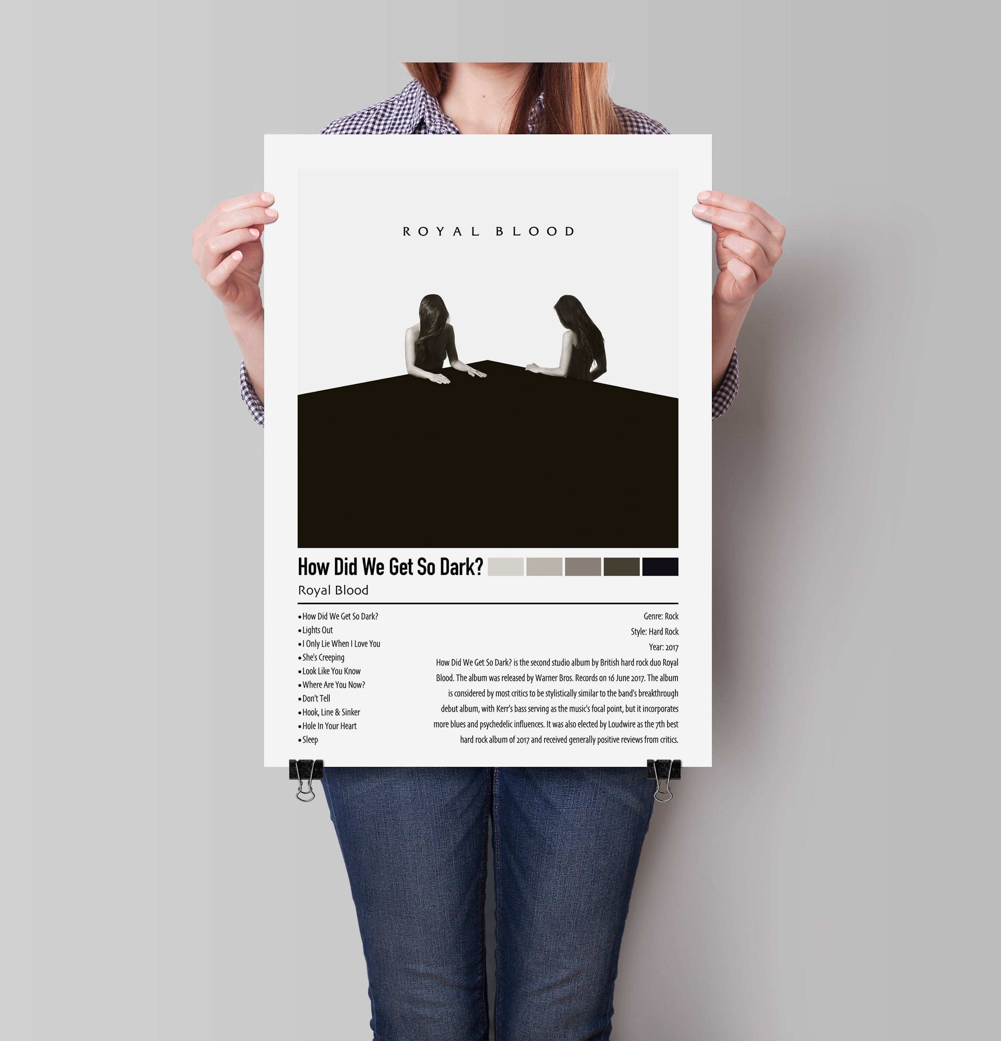 Royal Blood | How Did We Get So Dark? | Custom Album Cover Poster Print