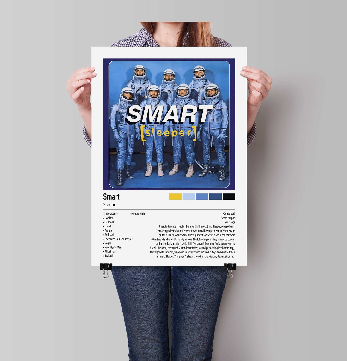 Sleeper | Smart | Custom Album Cover Poster Print